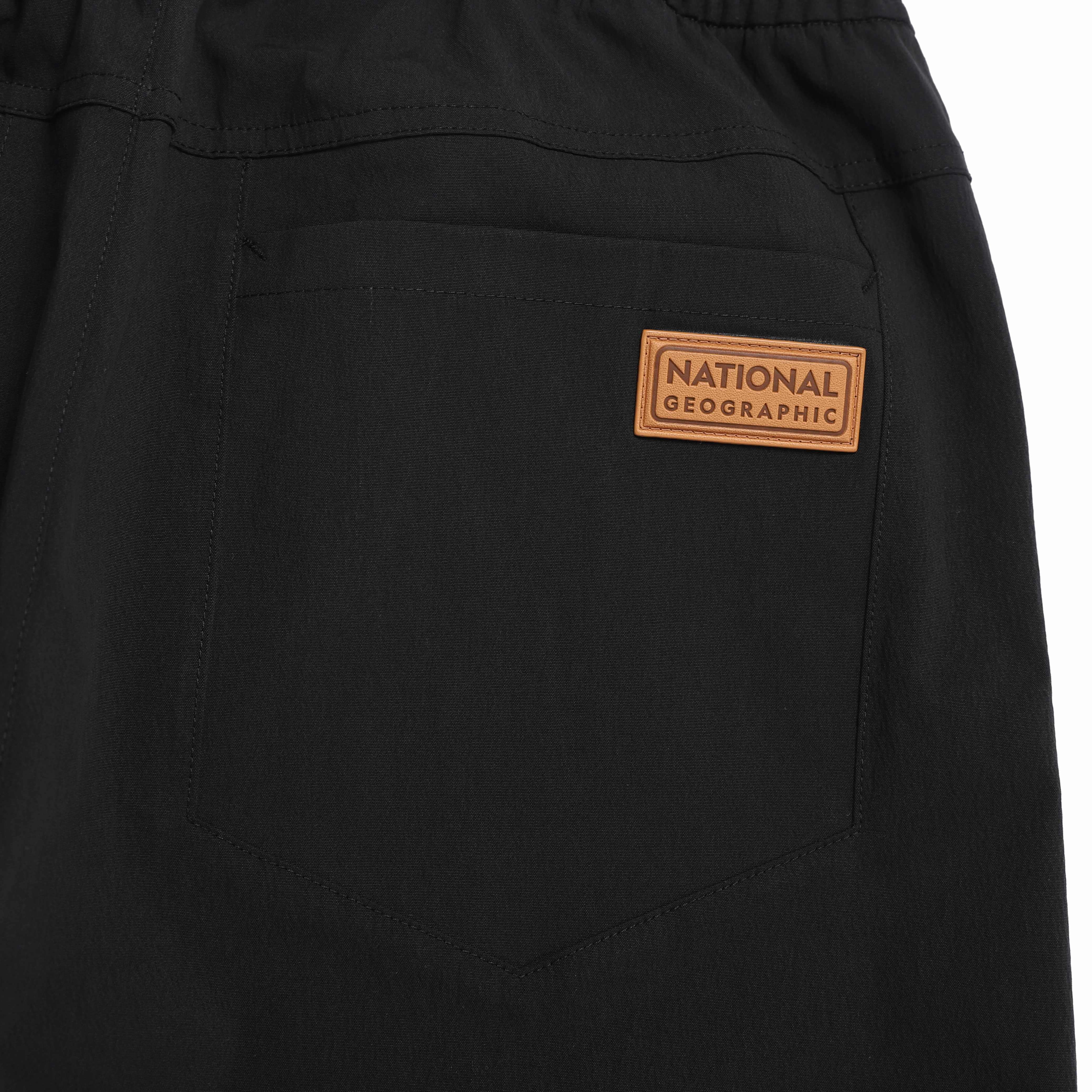 SEMI-LOOSE STRAIGHT PANTS BLACK