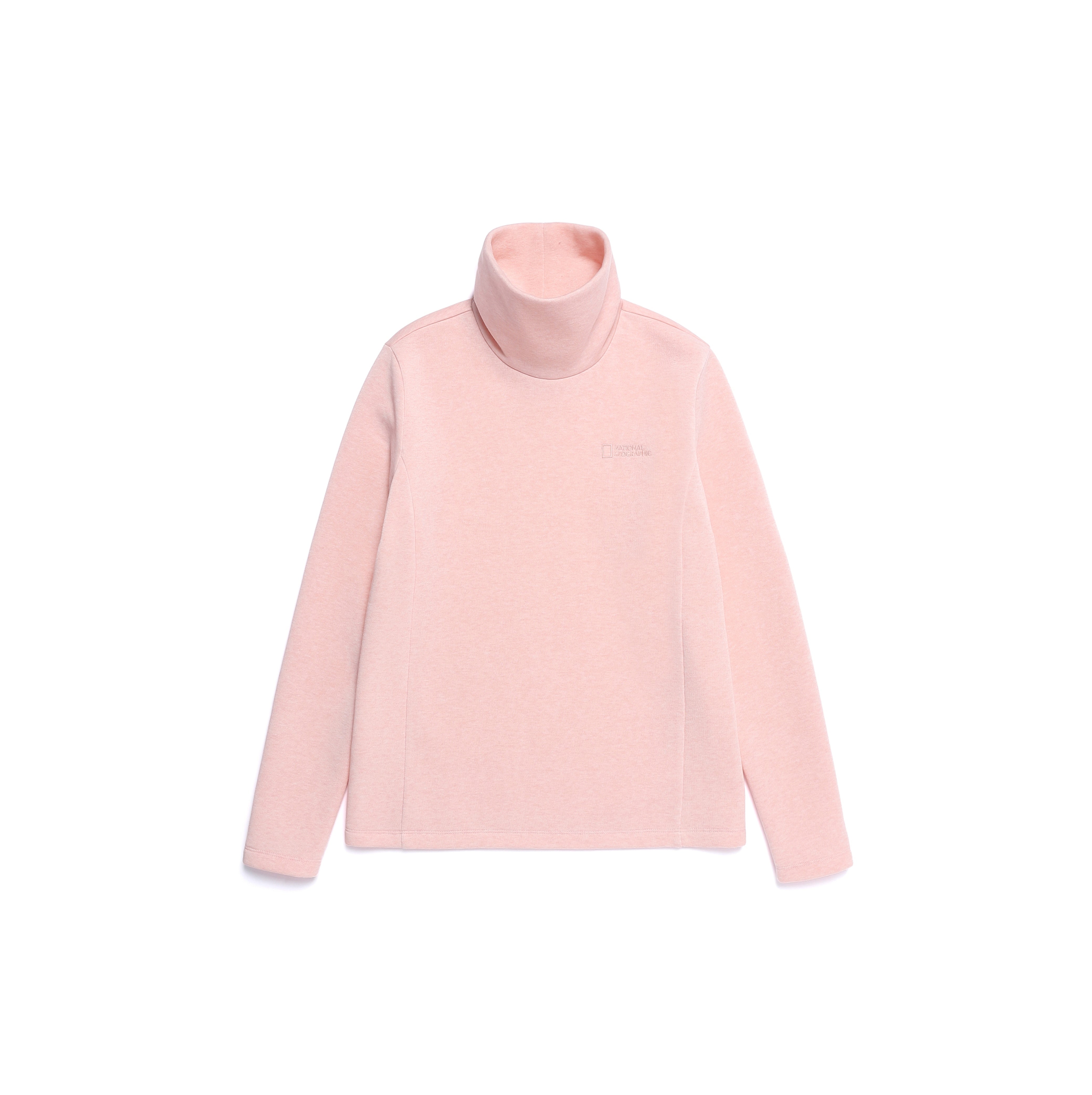 WOMEN FLEECE-LINED T-SHIRT PINK
