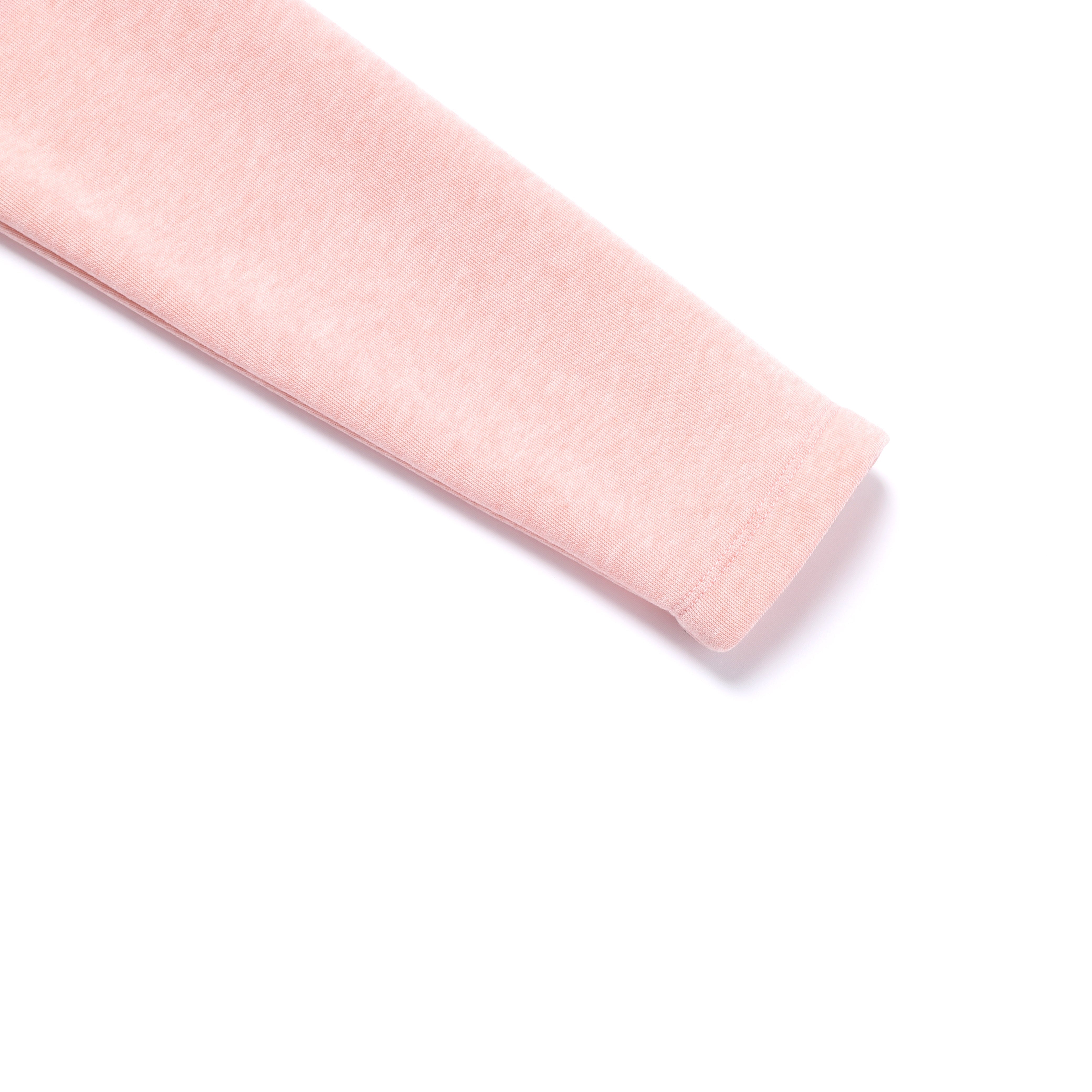 WOMEN FLEECE-LINED T-SHIRT PINK