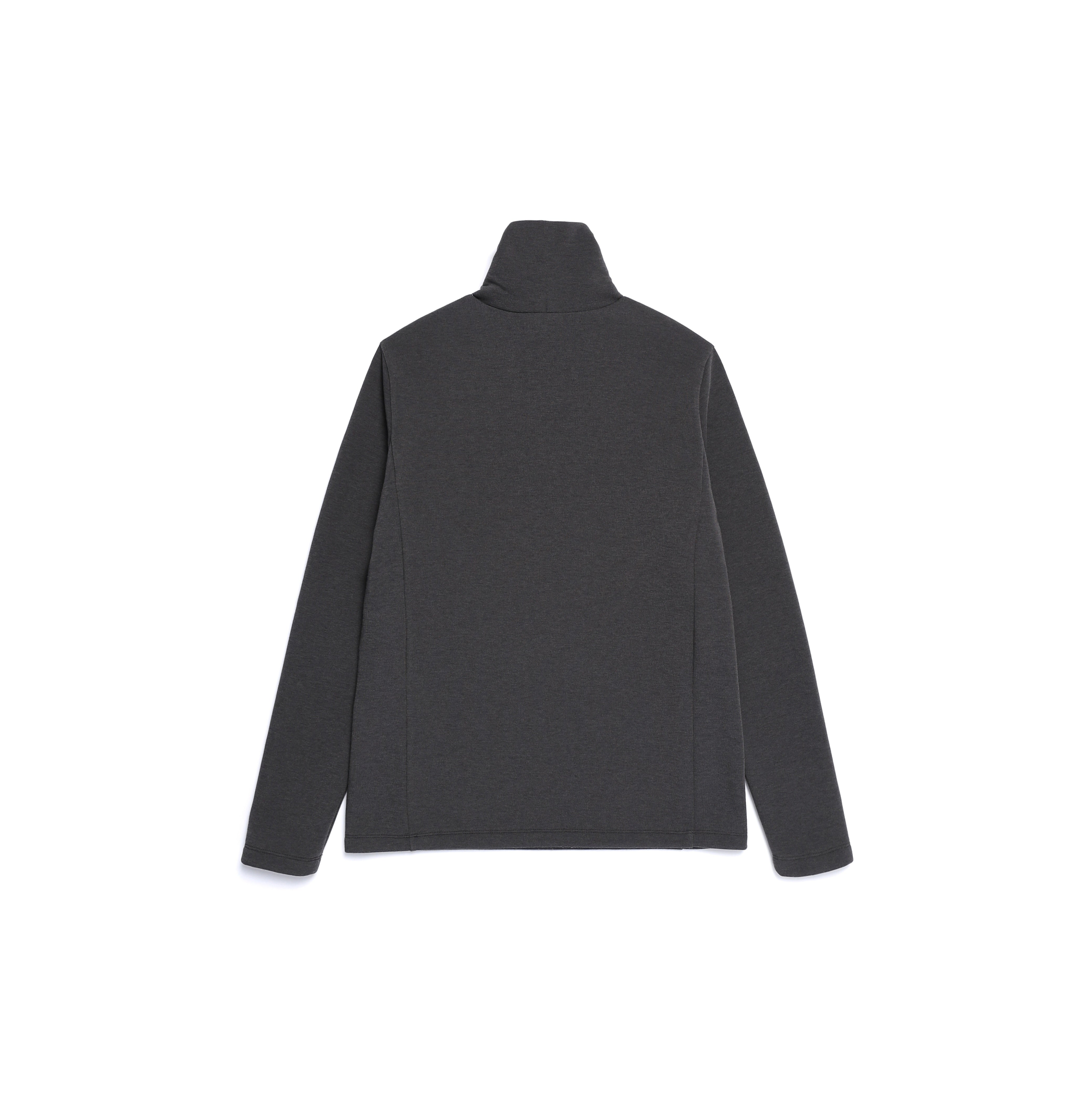 WOMEN FLEECE-LINED T-SHIRT CHARCOAL