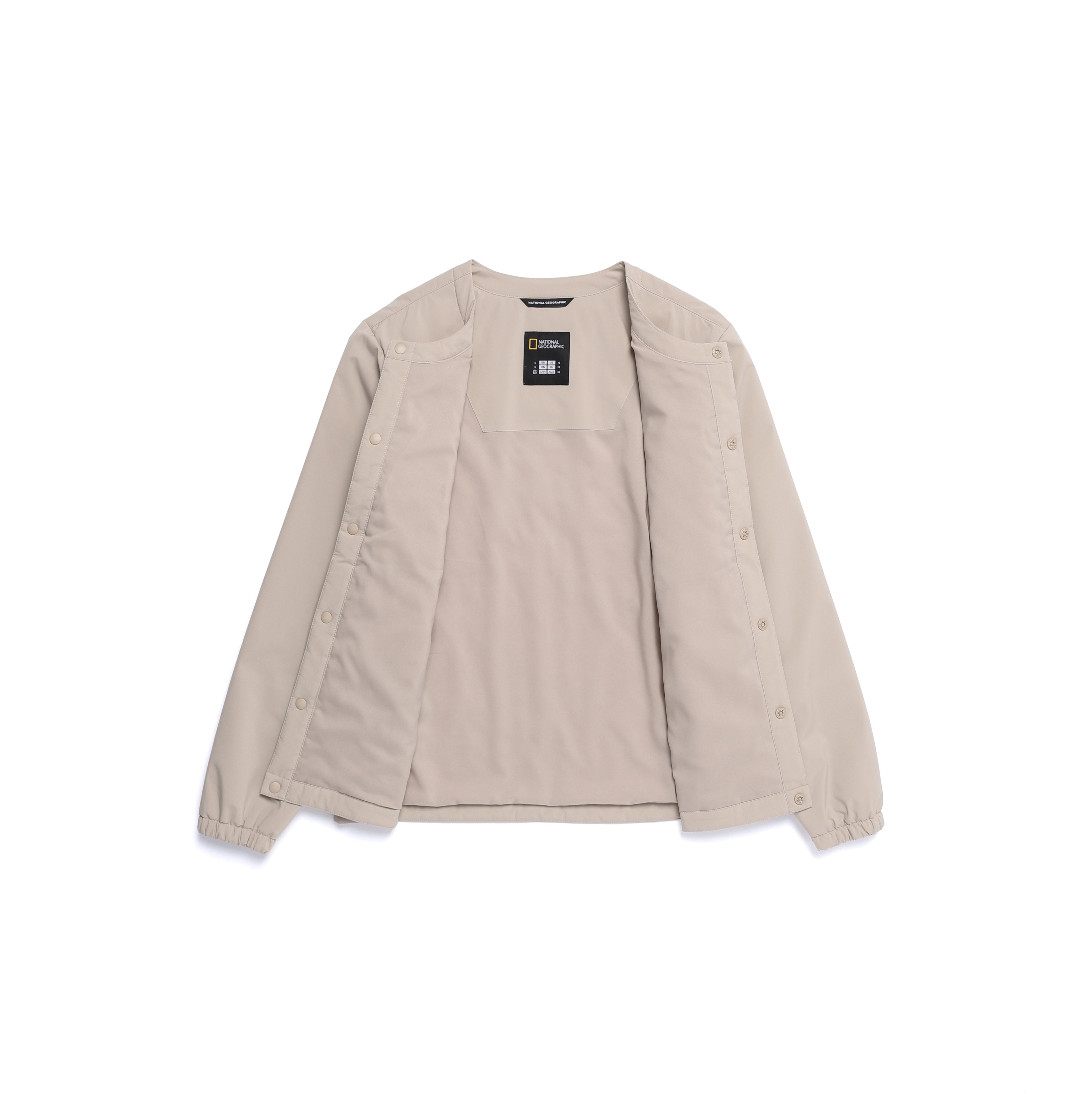 RHEA ULTRA-LIGHTWEIGHT PADDED JUMPER MOURNING BEIGE