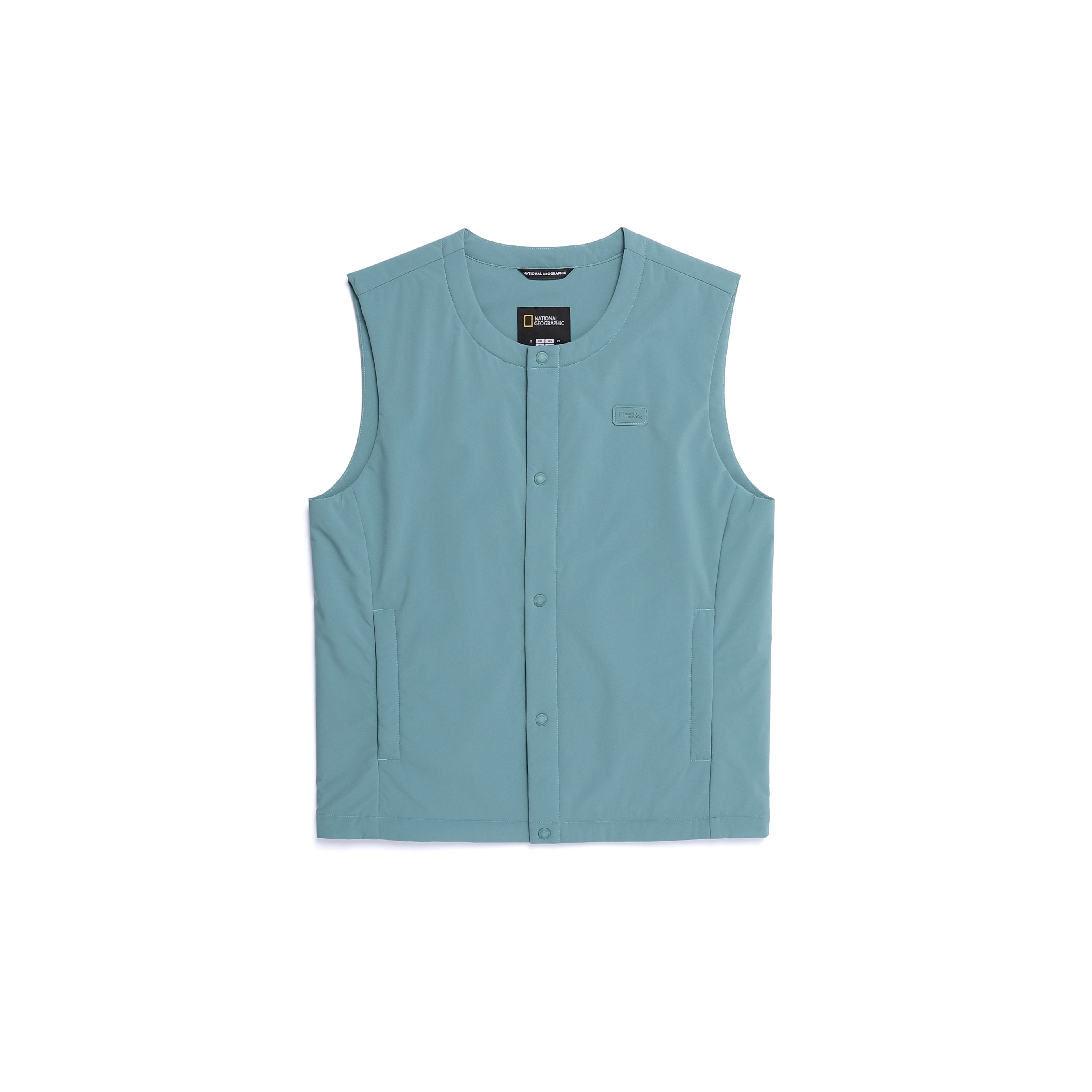 RHEA ULTRA-LIGHTWEIGHT PADDED VEST LIGHT TEAL GREEN
