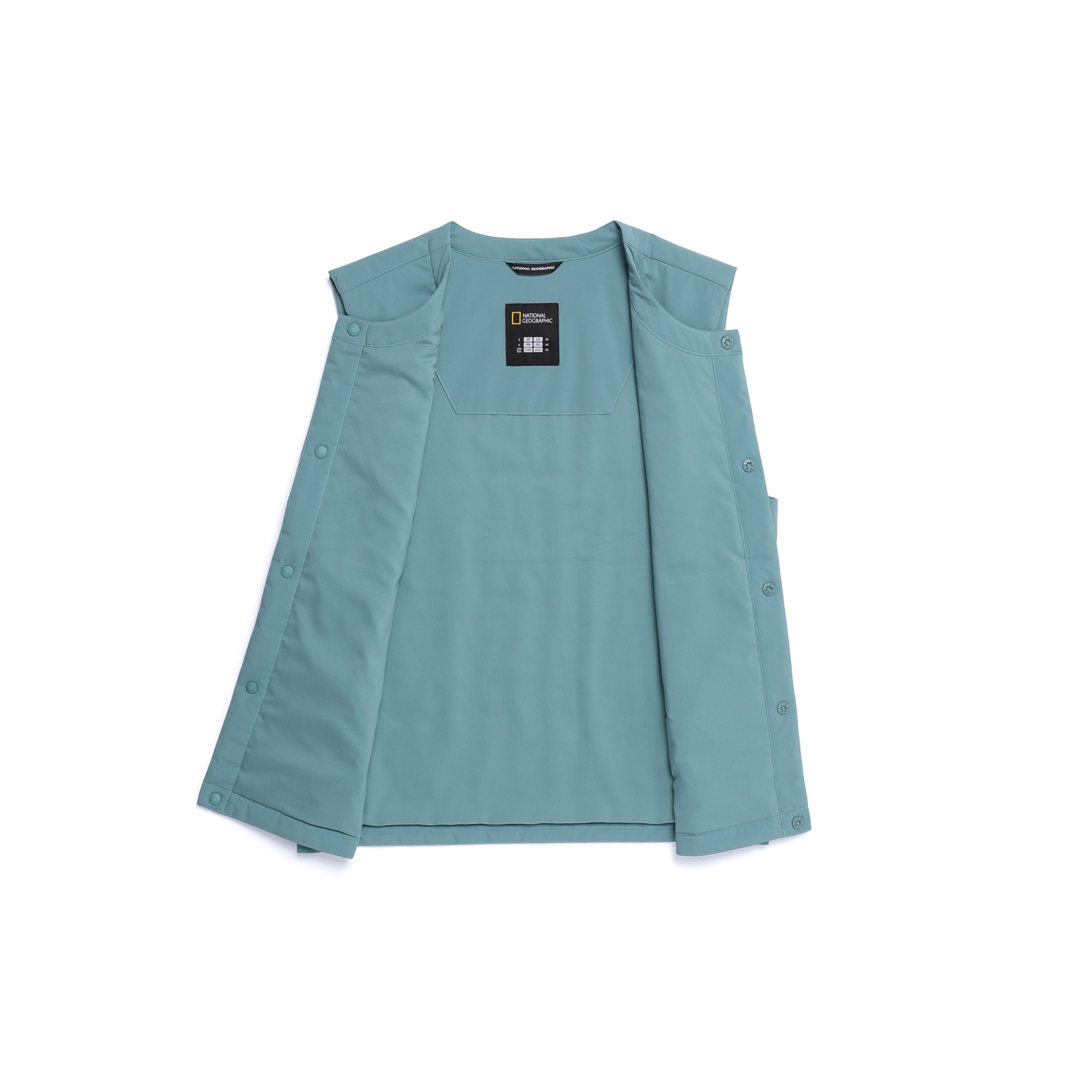 RHEA ULTRA-LIGHTWEIGHT PADDED VEST LIGHT TEAL GREEN
