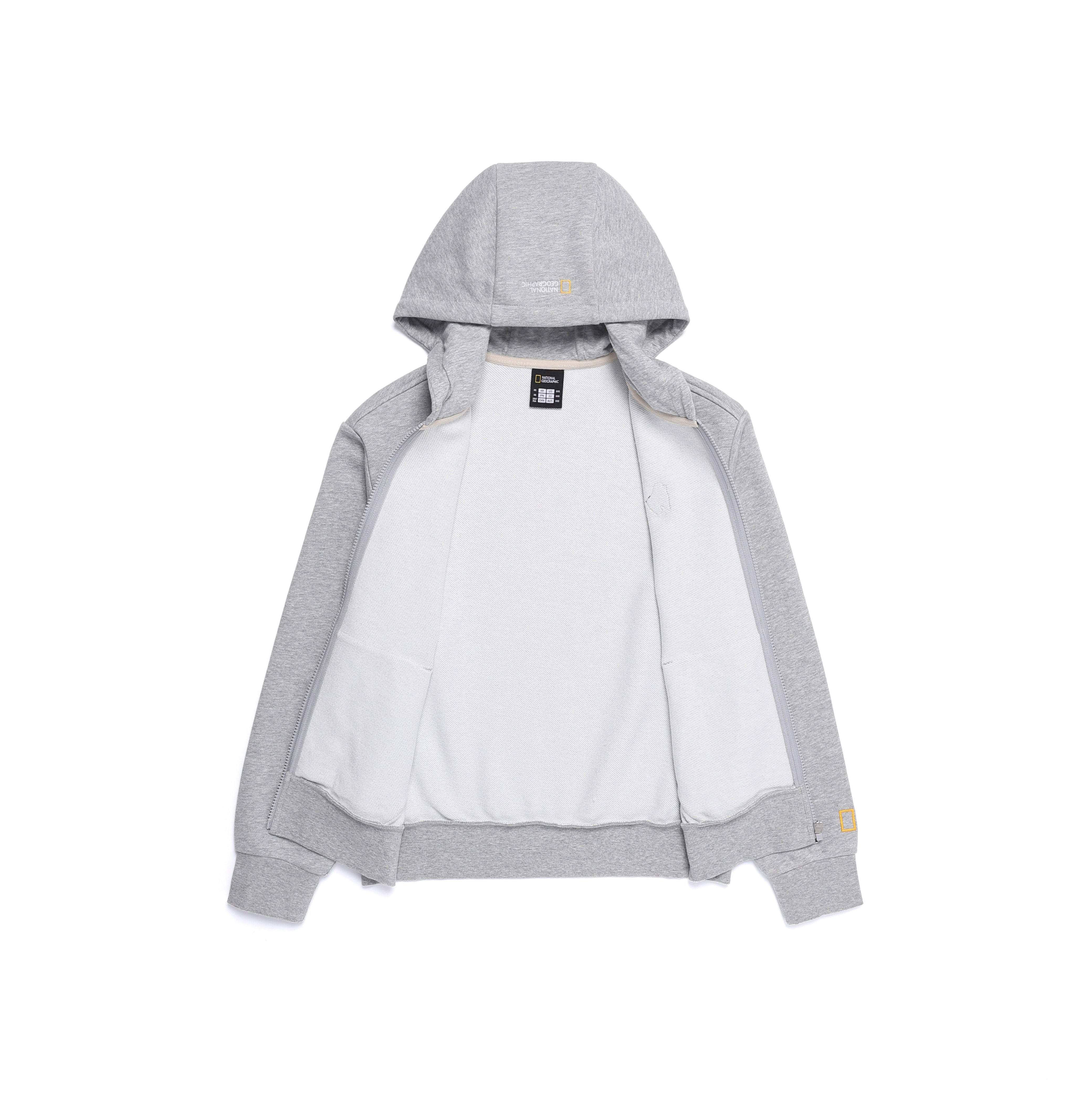WOMEN ANIMAL WAPPEN TRAINING HOODIED ZIP-UP M/GREY