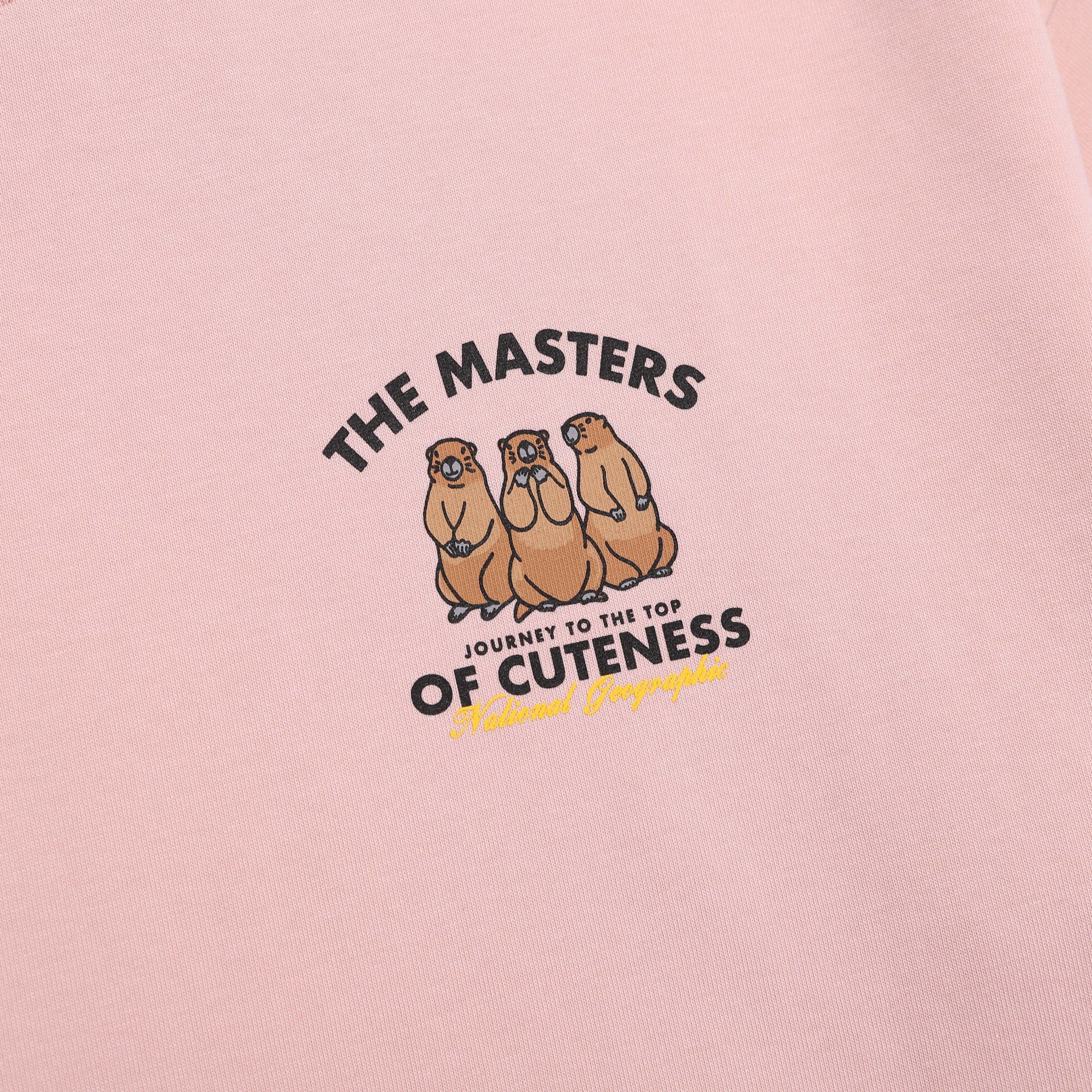 ANIMAL PATCH SHORT SLEEVE T-SHIRT PINK