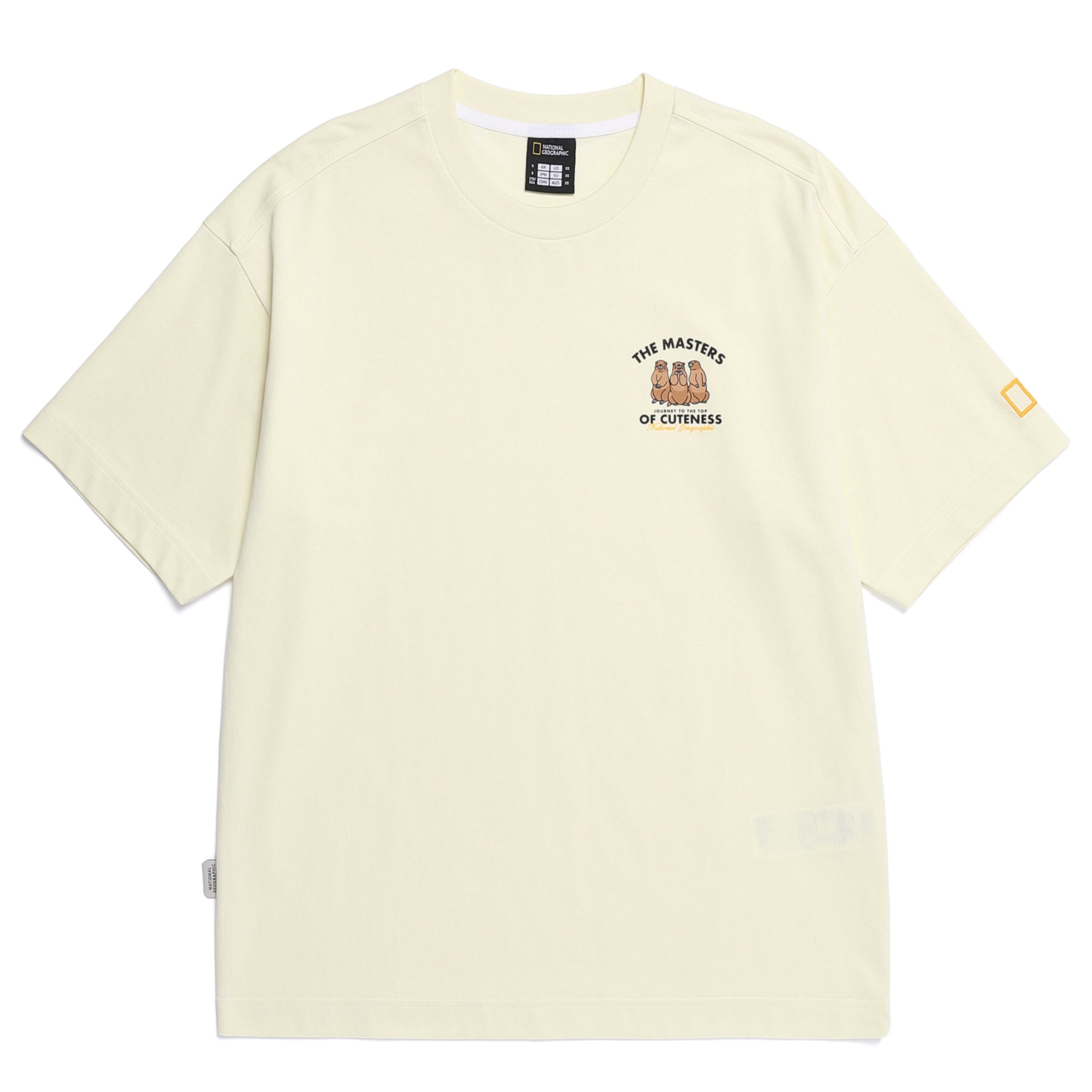 ANIMAL PATCH SHORT SLEEVE T-SHIRT LIME