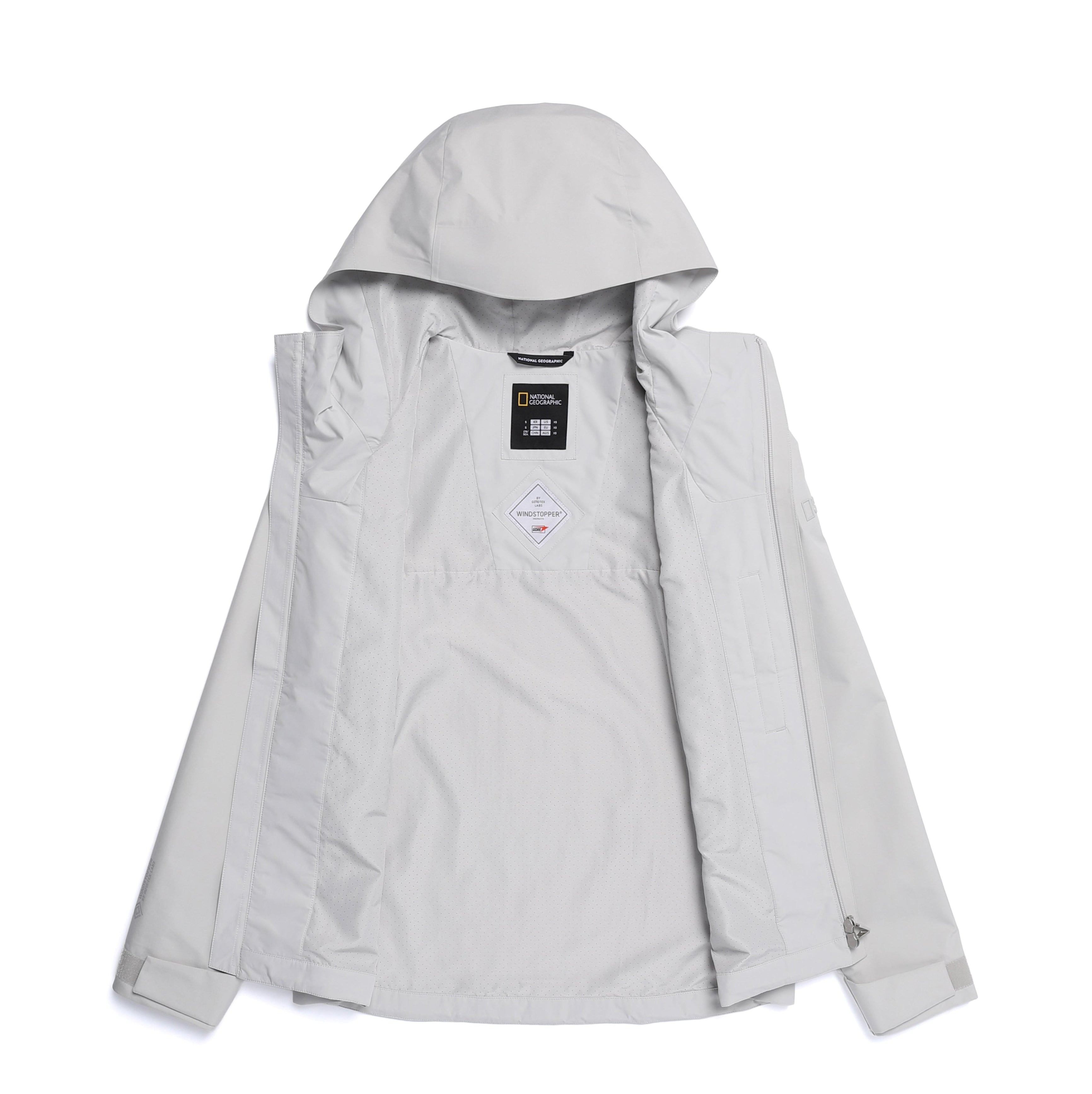 ATLAS WINDSTOPPER BY GORE-TEX LABS 2 LAYERS JACKET L/GREY