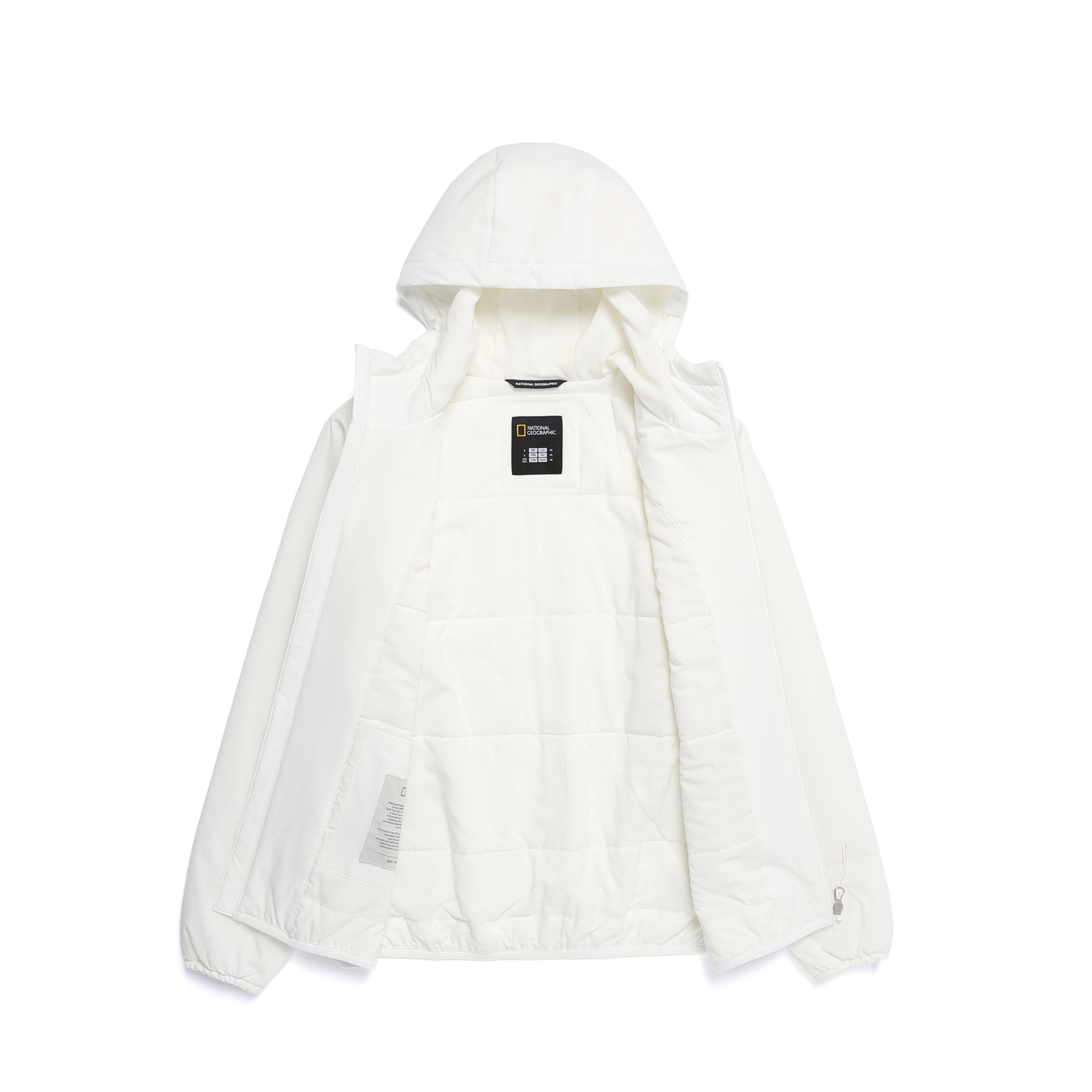 LOPURA WOOL PADDED JUMPER O/WHITE