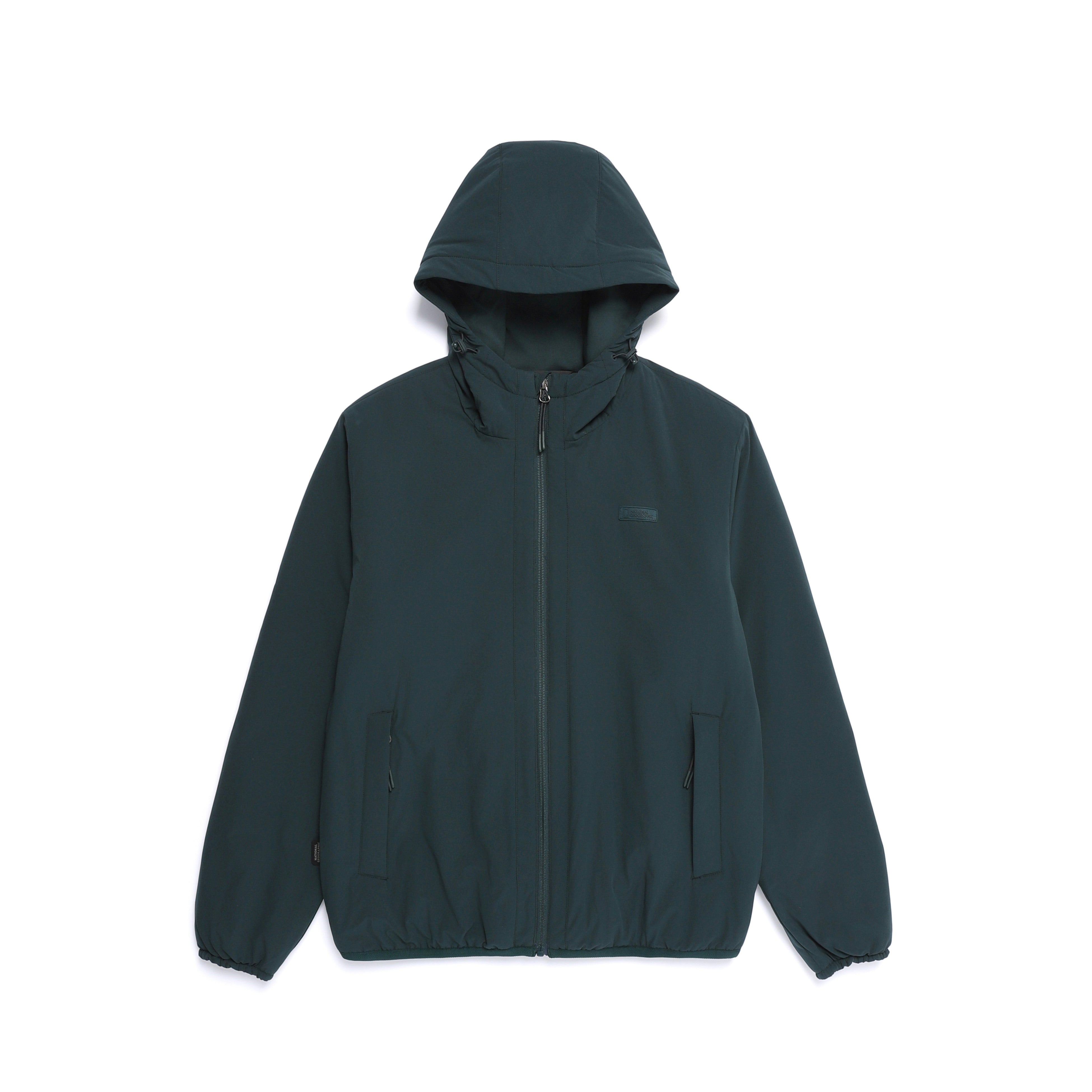 LOPURA WOOL PADDED JUMPER D/GREEN