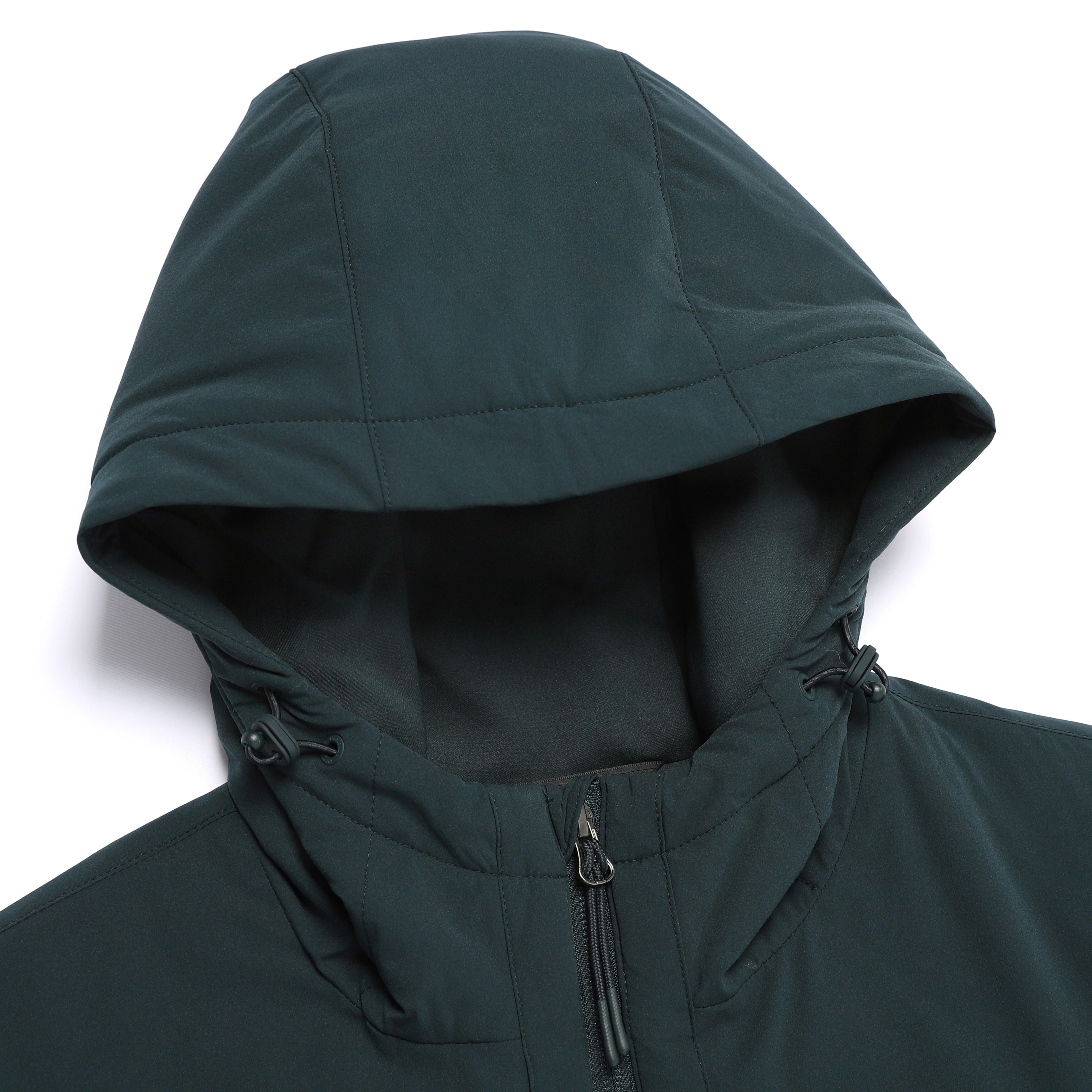 LOPURA WOOL PADDED JUMPER D/GREEN