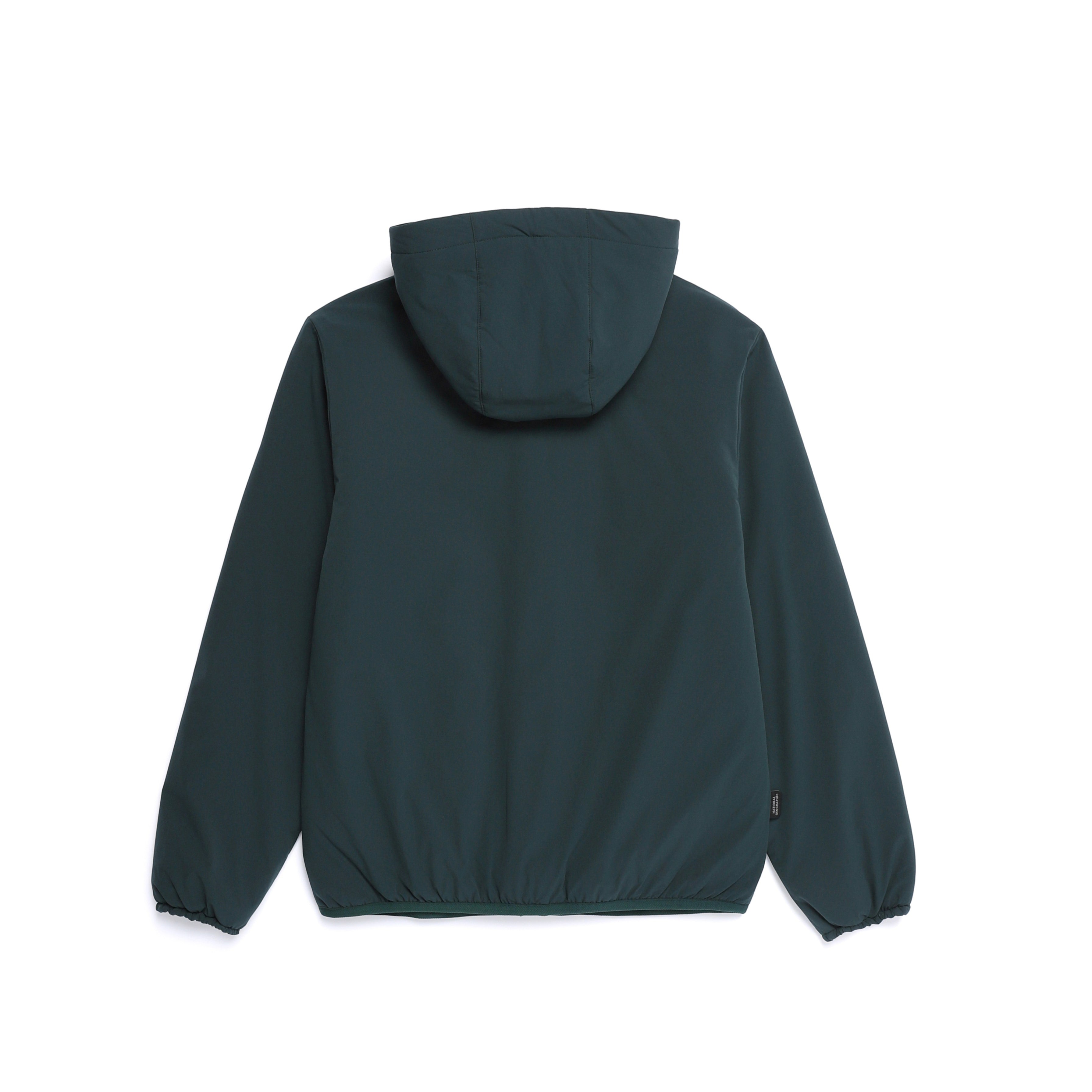LOPURA WOOL PADDED JUMPER D/GREEN