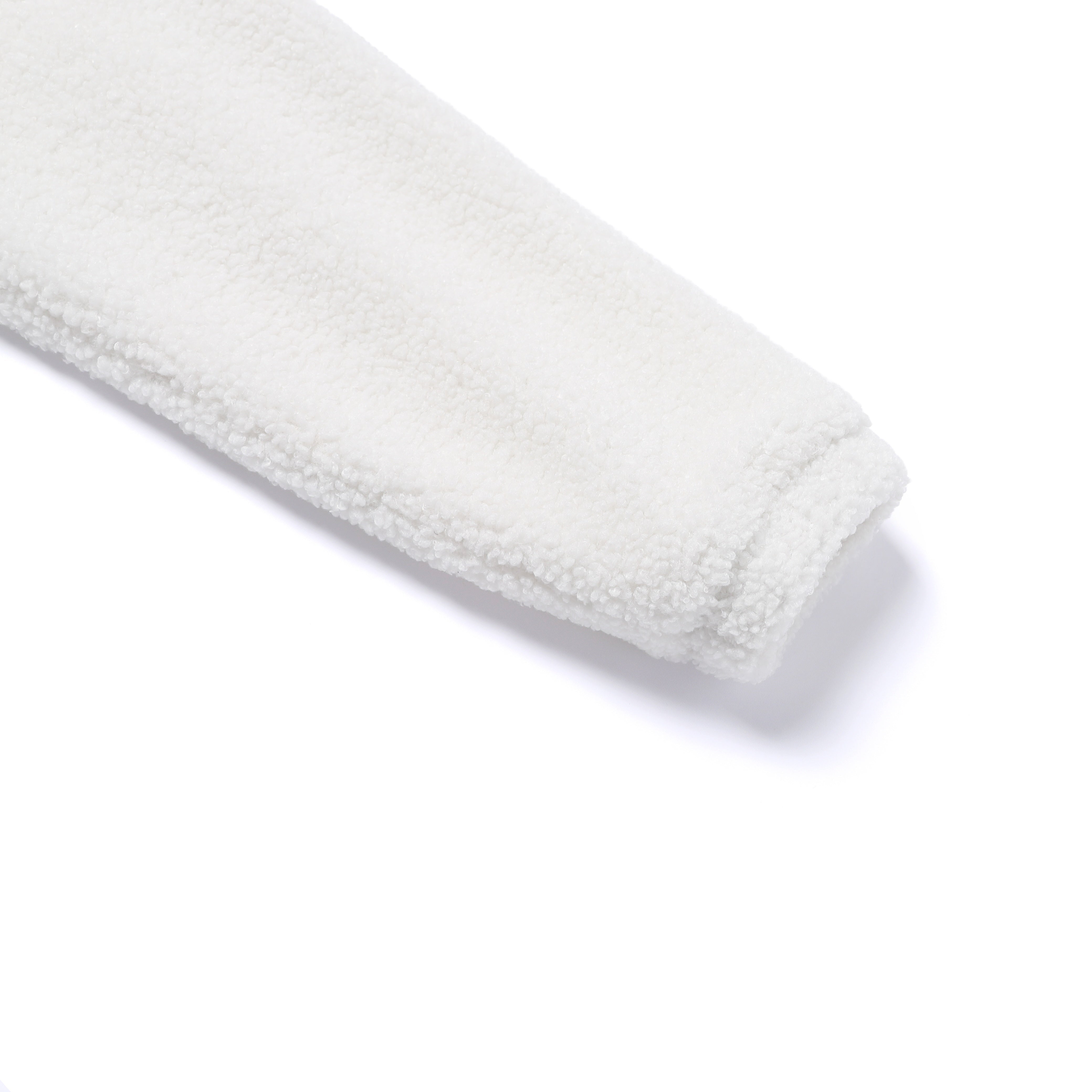 WOMEN FLEECE HOODED JUMPER O/WHITE