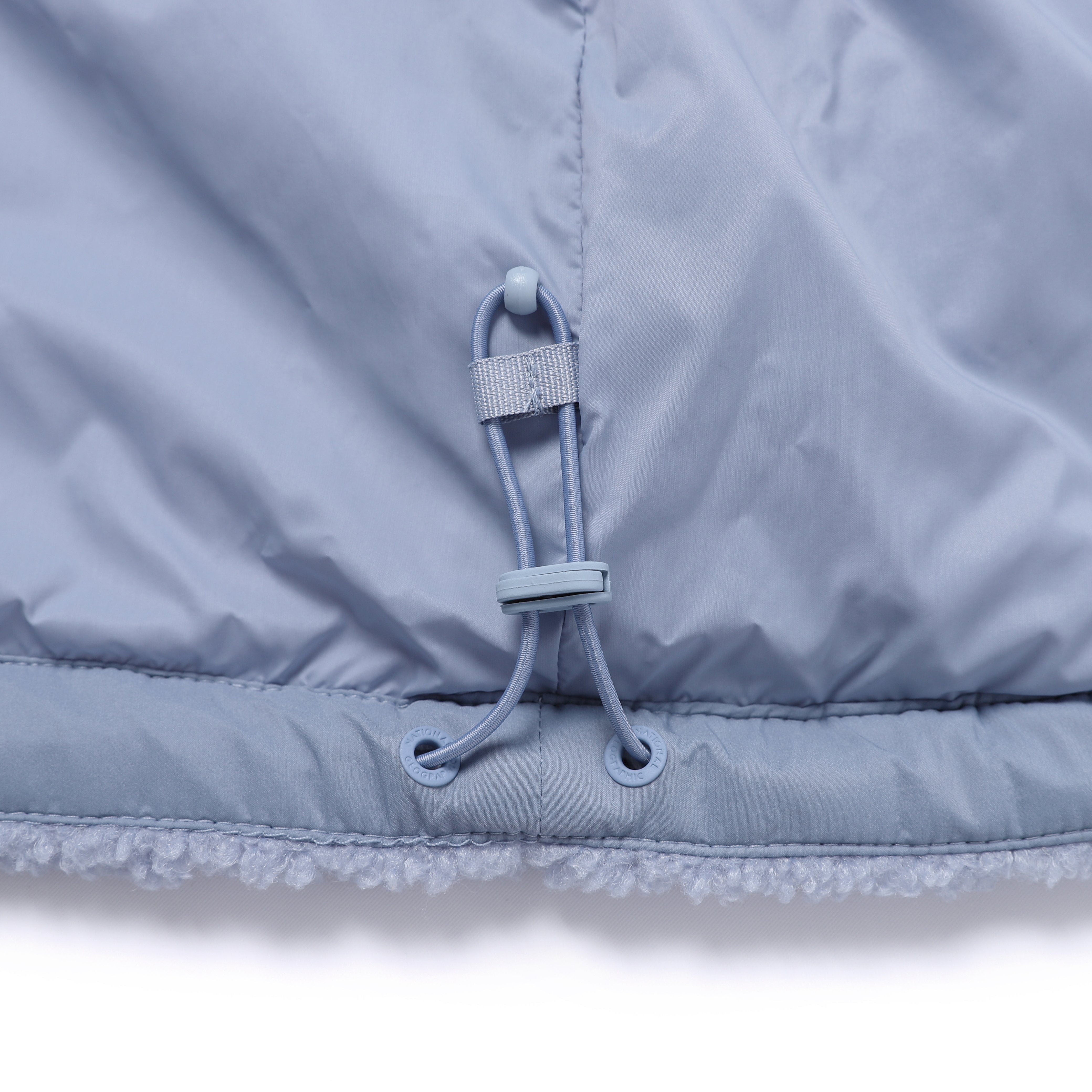 WOMEN FLEECE HOODED JUMPER L/BLUE