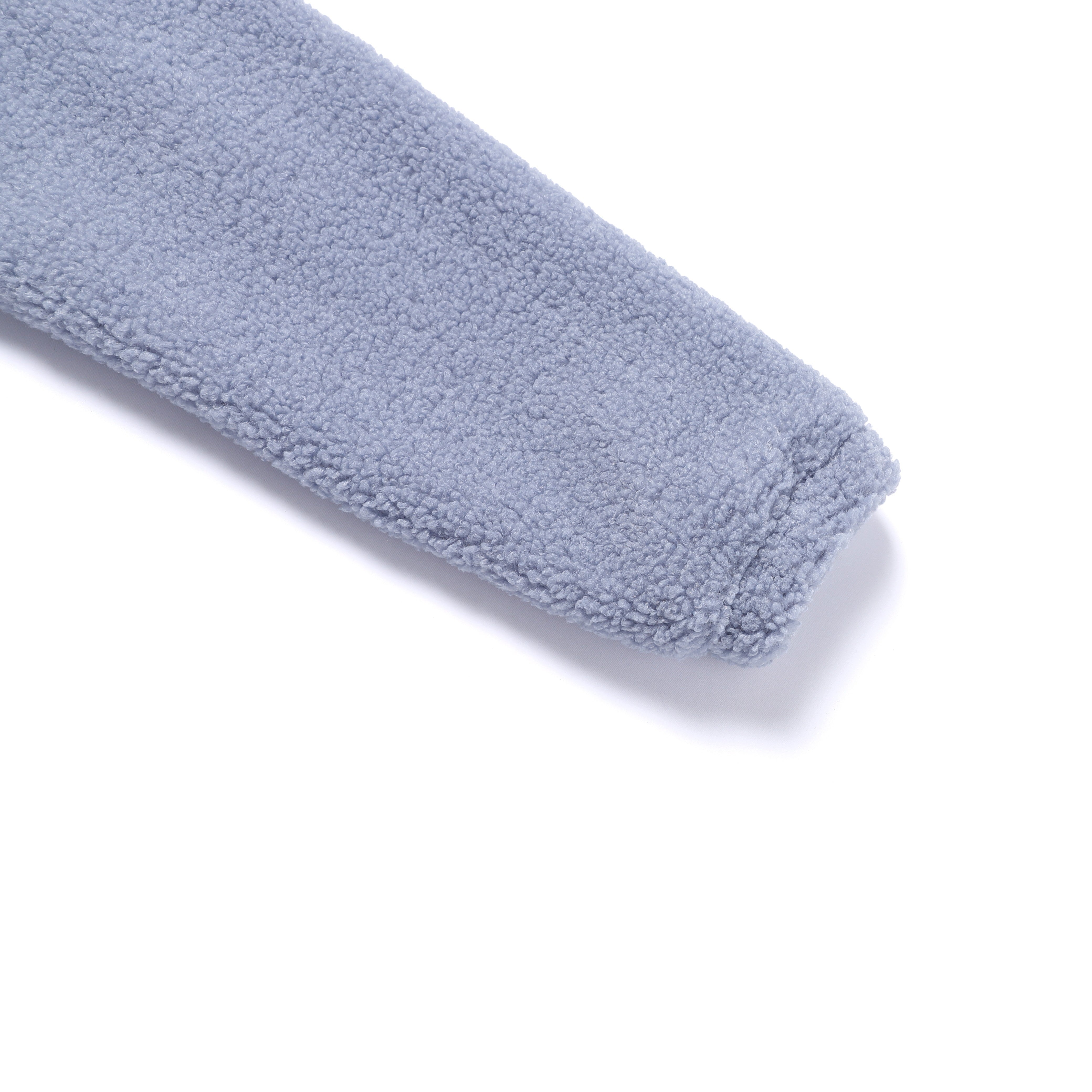 WOMEN FLEECE HOODED JUMPER L/BLUE