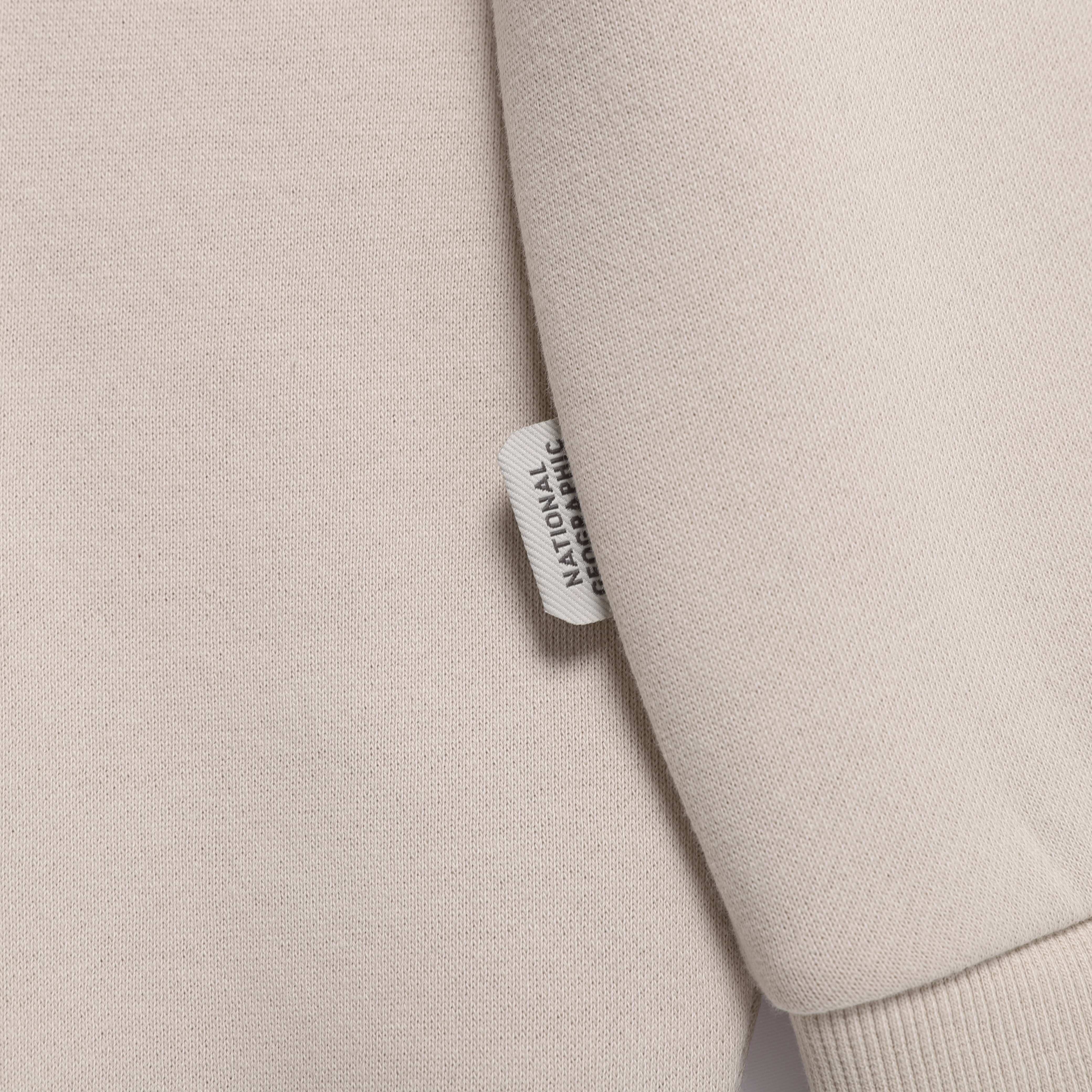 HIGH-NECK HOODIE SILVER BIRCH