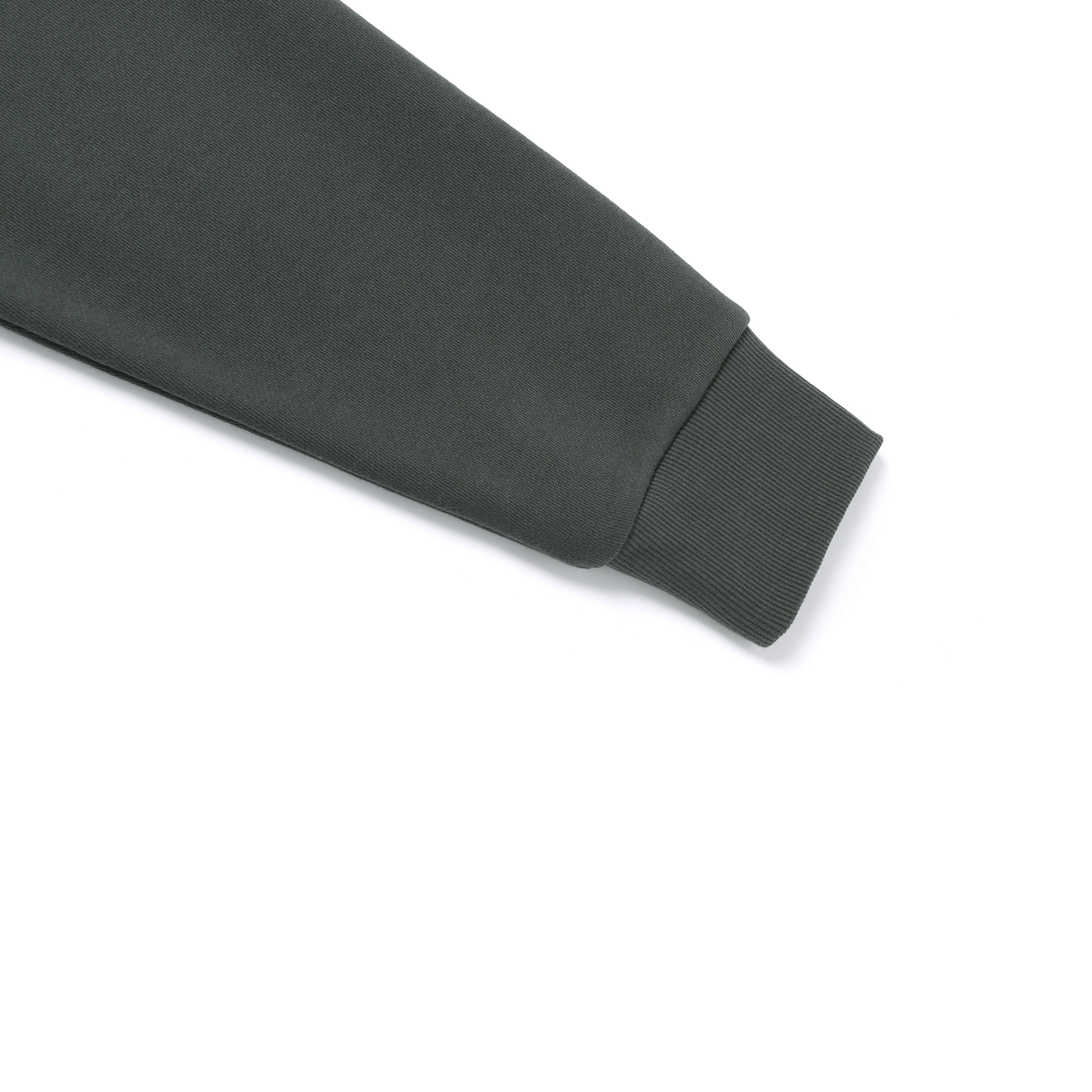 HIGH-NECK HOODIE WOOD GREY