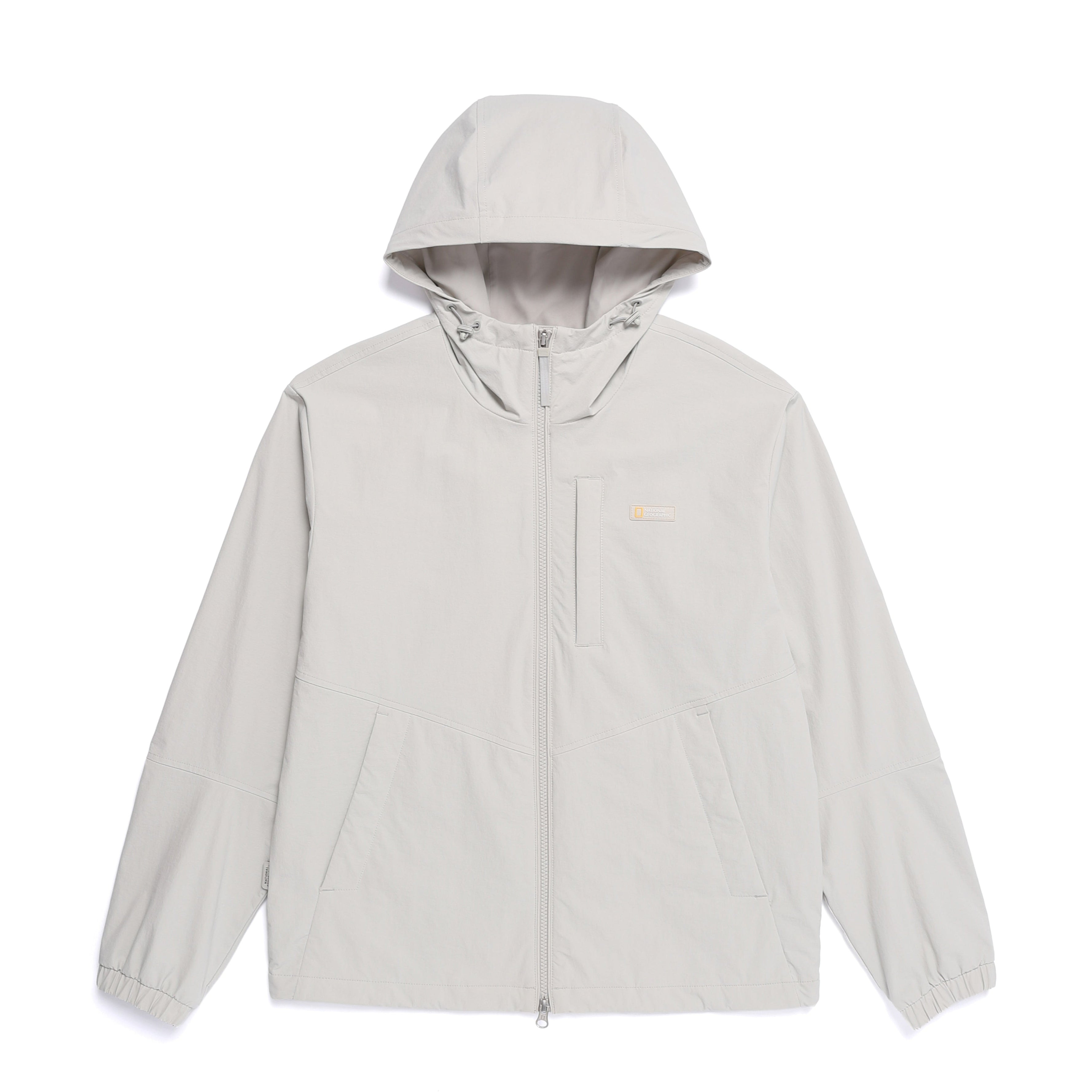 ARCHELON WOVEN STRETCH HOODIE ZIP-UP L/GREY