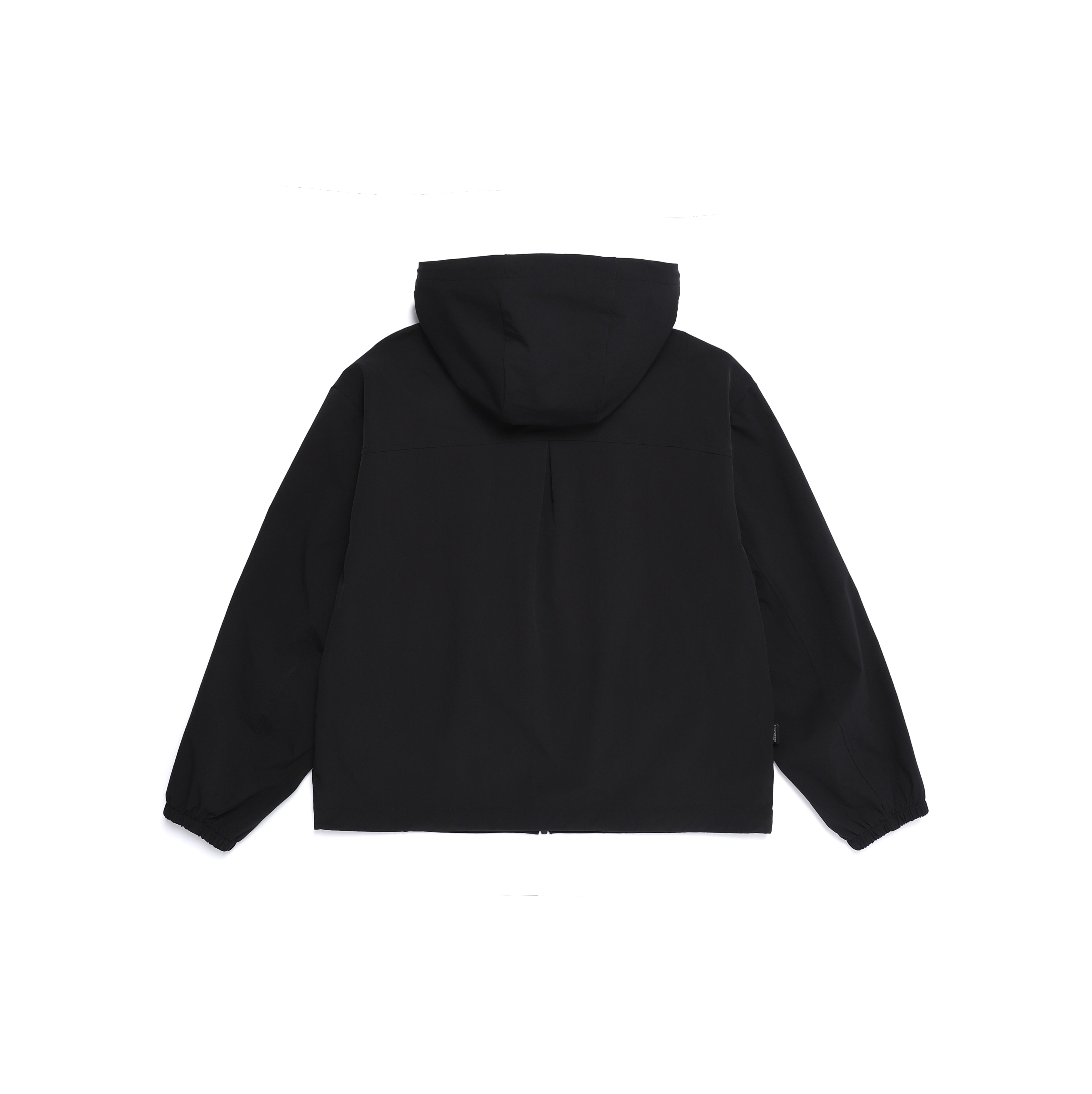 WOMEN ARCHELON WOVEN STRETCH TRAINING HOODED ZIP-UP BLACK
