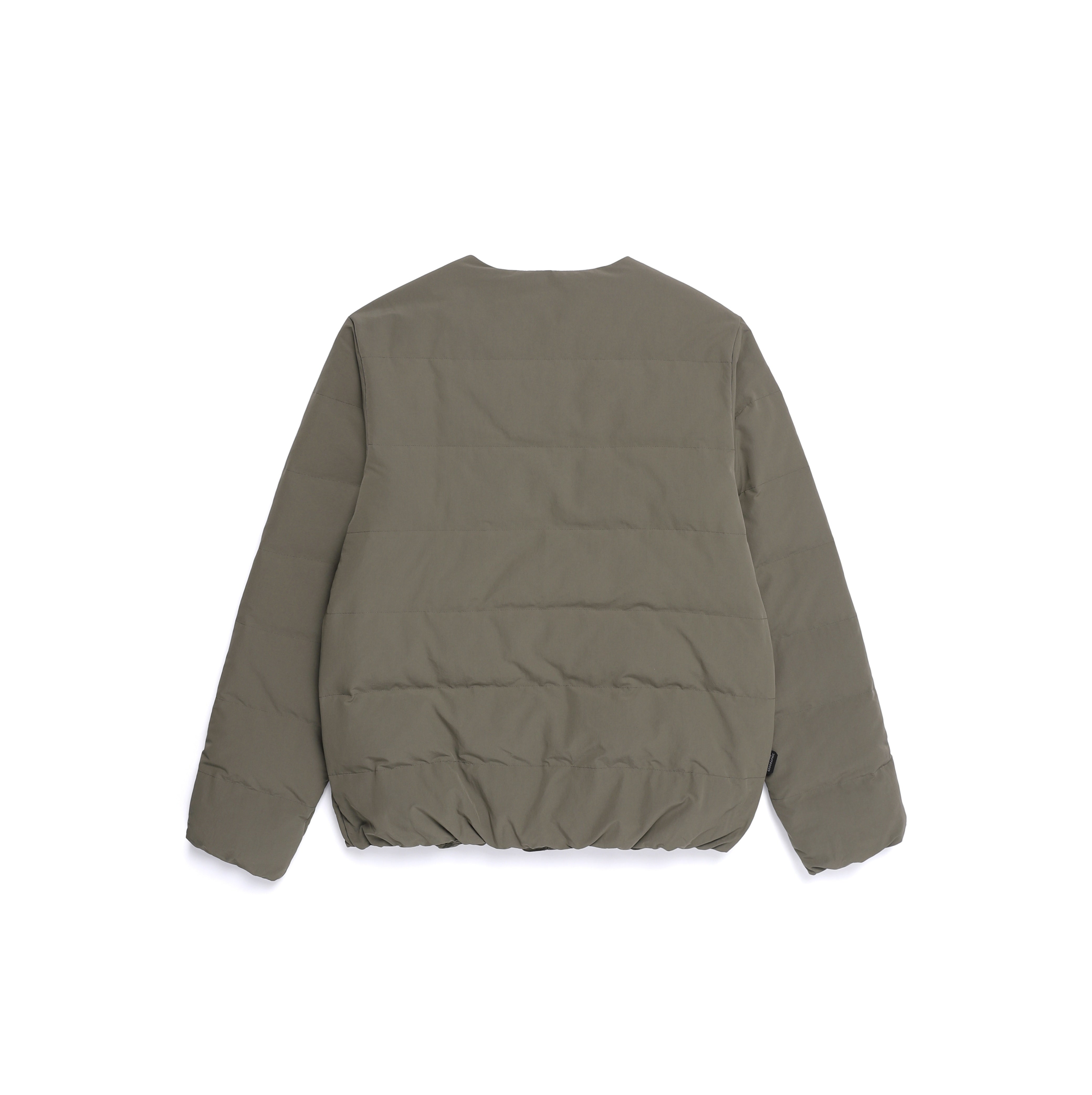 HERON U NECK QUILTING GOOSE DOWN JUMPER K/MOCHA