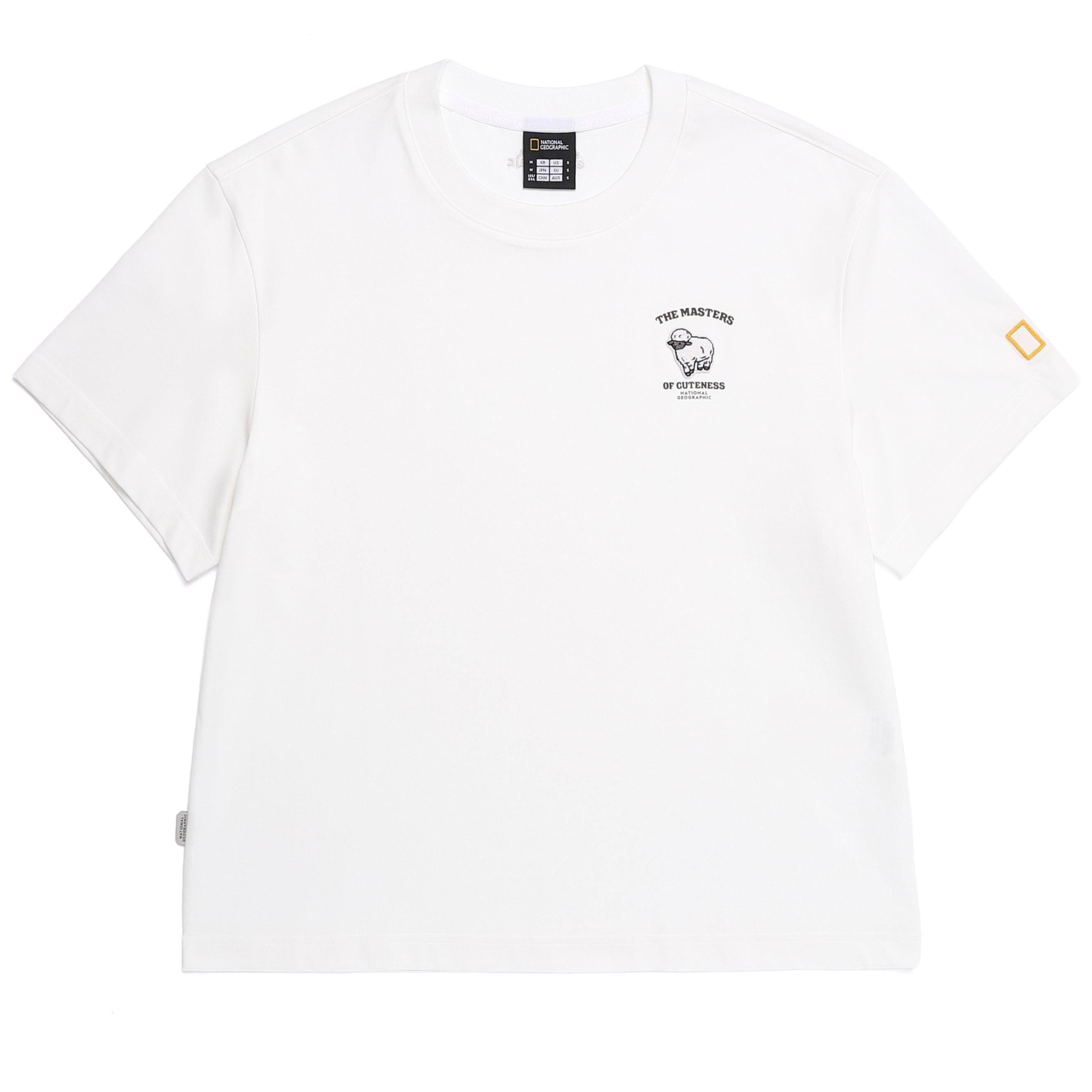 WOMEN ANIMAL WAPPEN T-SHIRTS O/WHITE