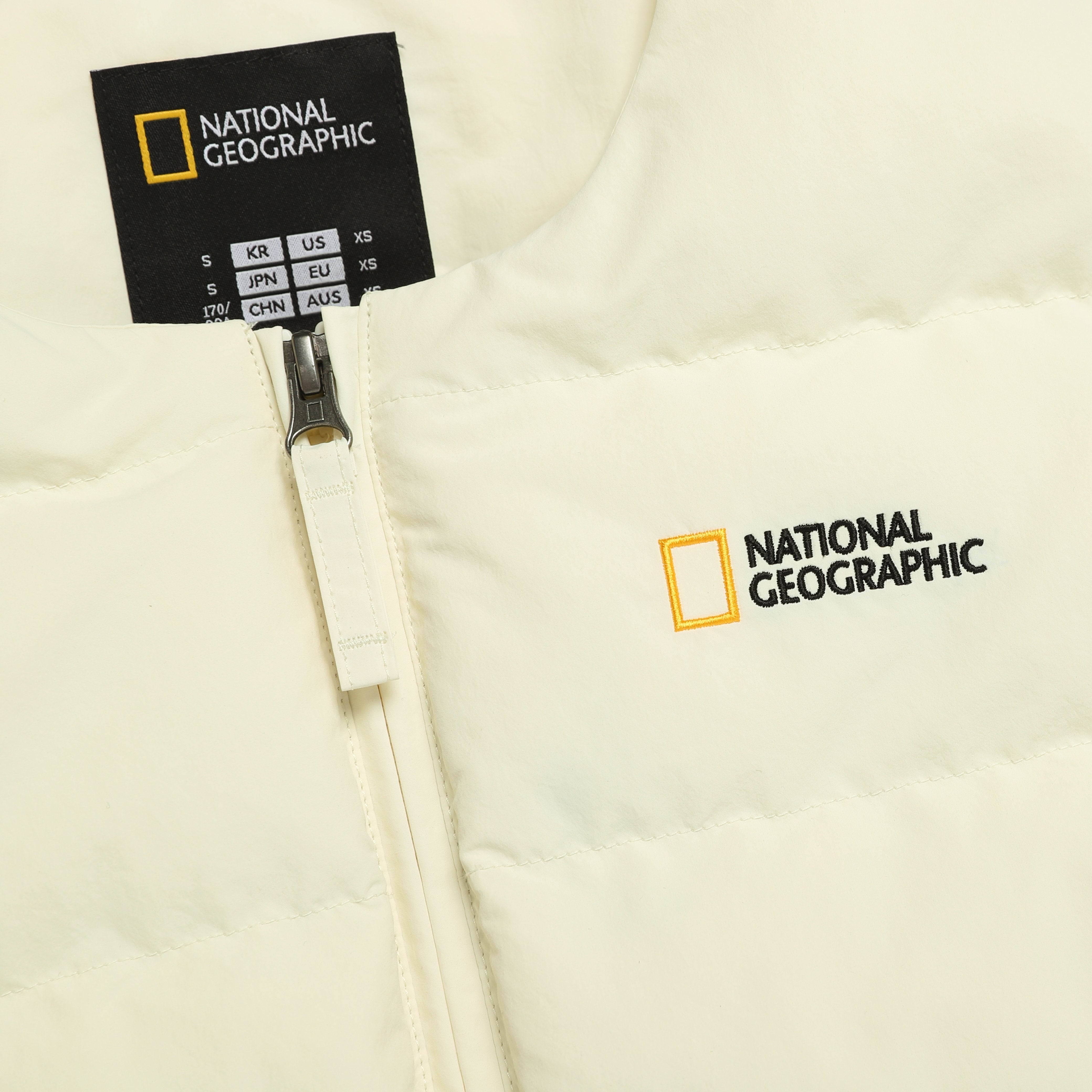 HERON U NECK LIGHTWEIGHT GOOSE DOWN VEST LIME