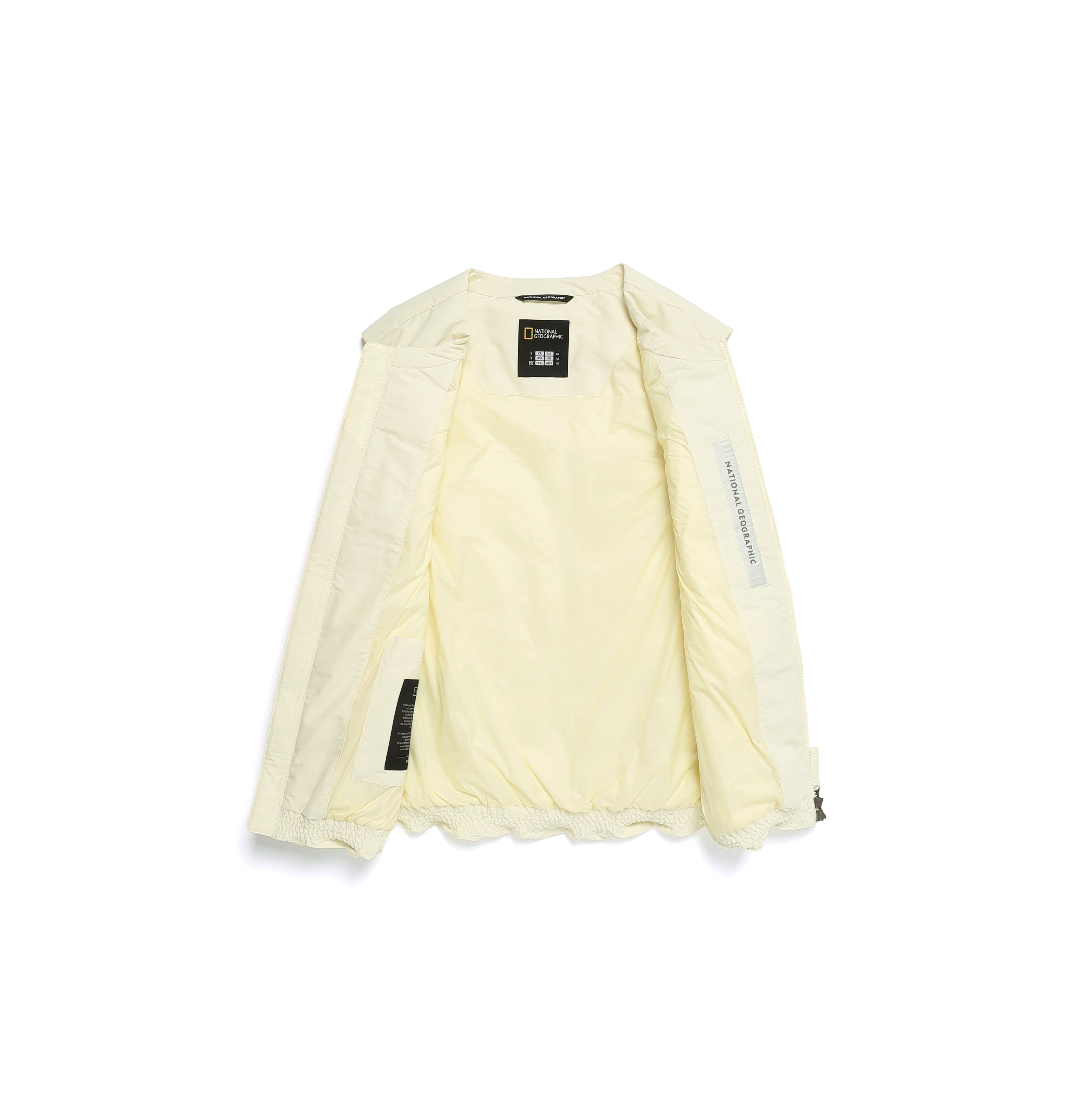 HERON U NECK LIGHTWEIGHT GOOSE DOWN VEST LIME