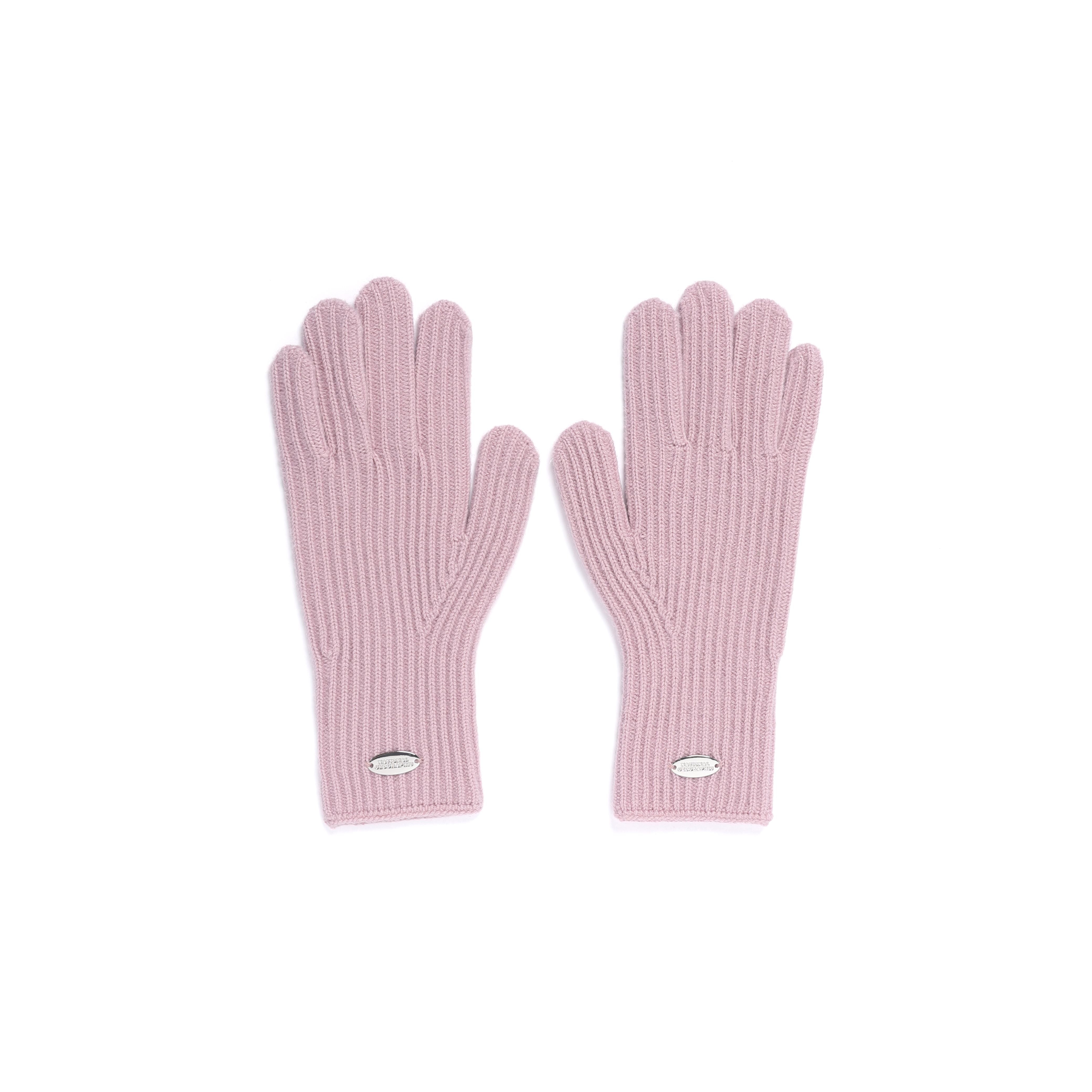 COZY KNIT GLOVES PINK