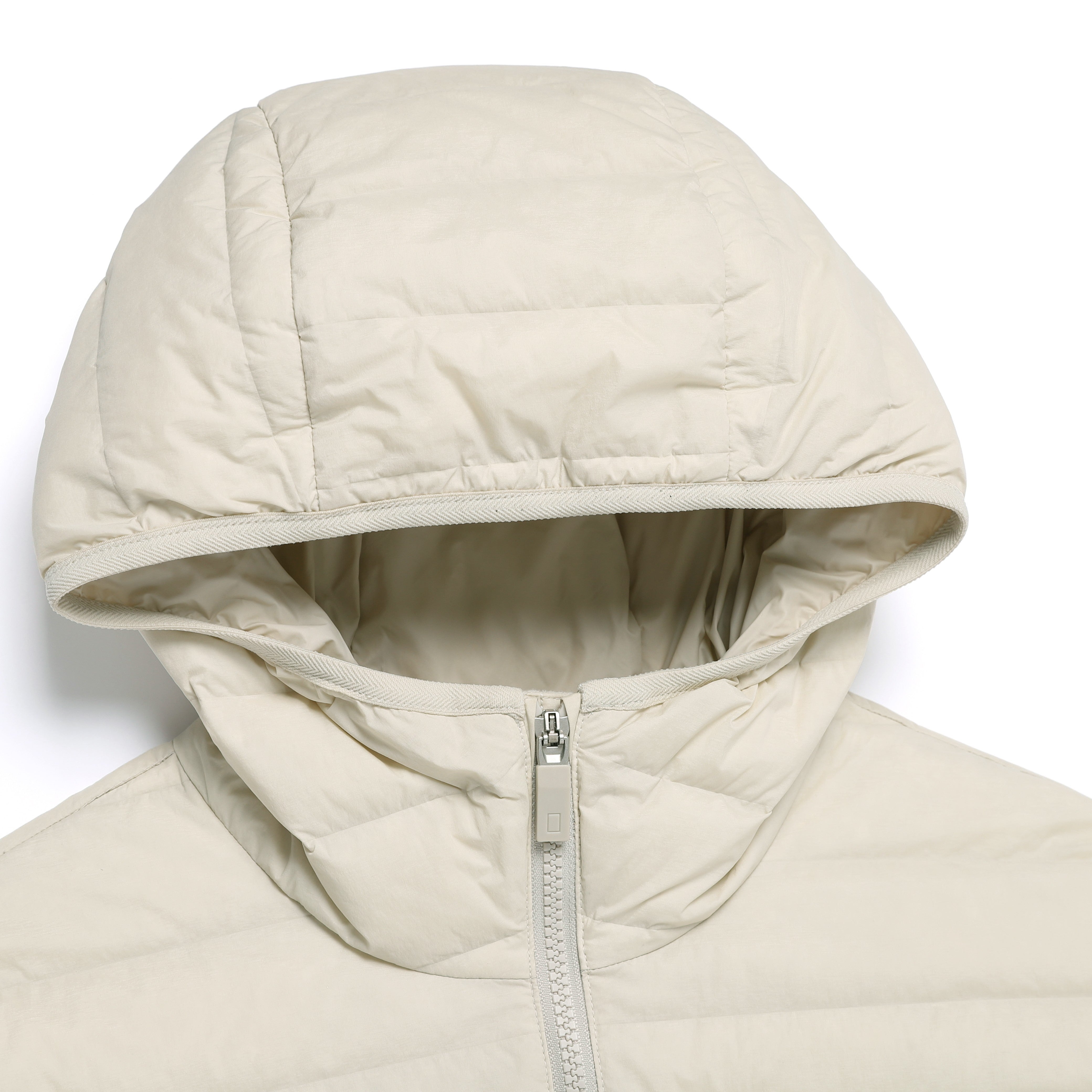 ATIK HOODED TUBE GOOSE DOWN JUMPER SILVER BIRCH