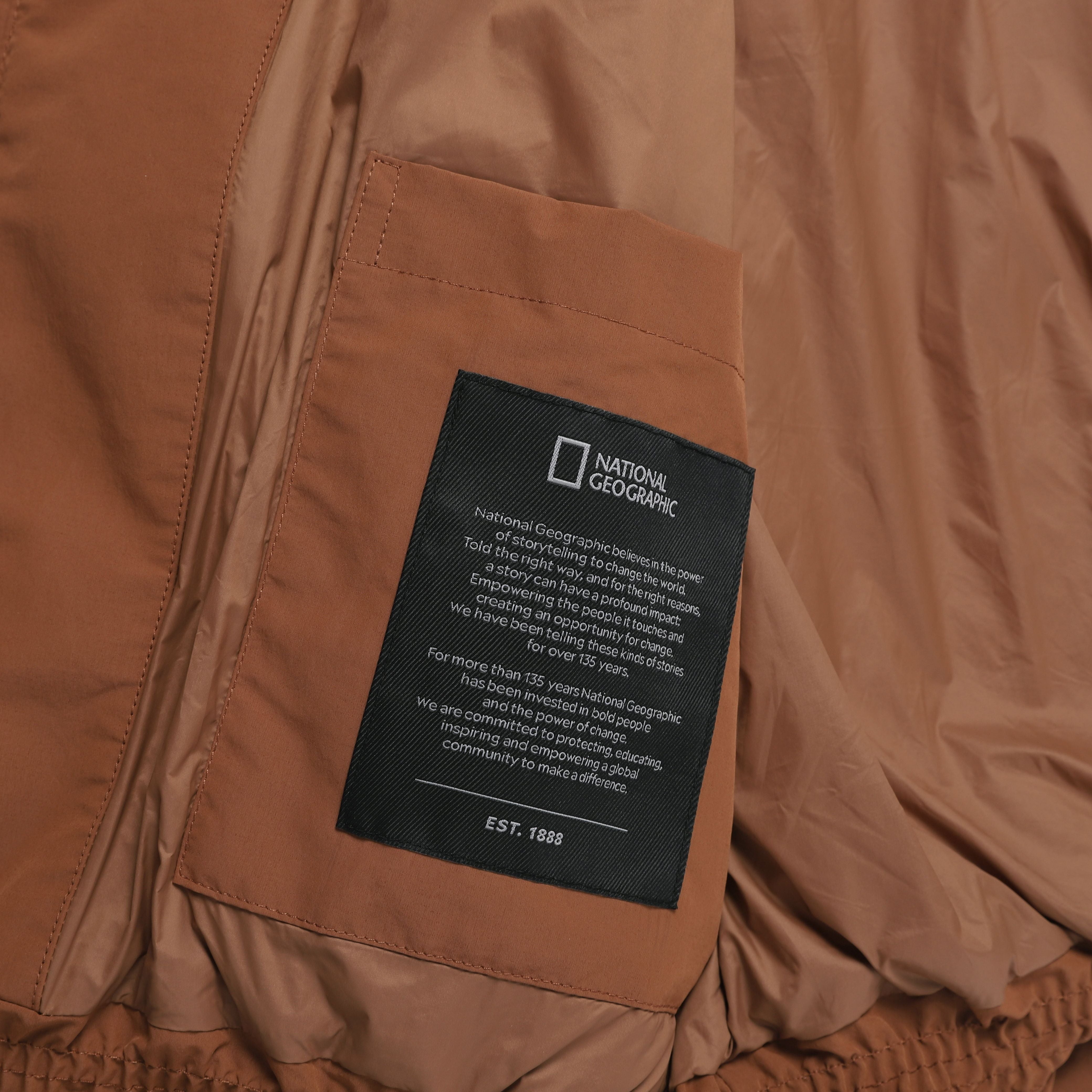 HERON U NECK QUILTING GOOSE DOWN JUMPER BRICK