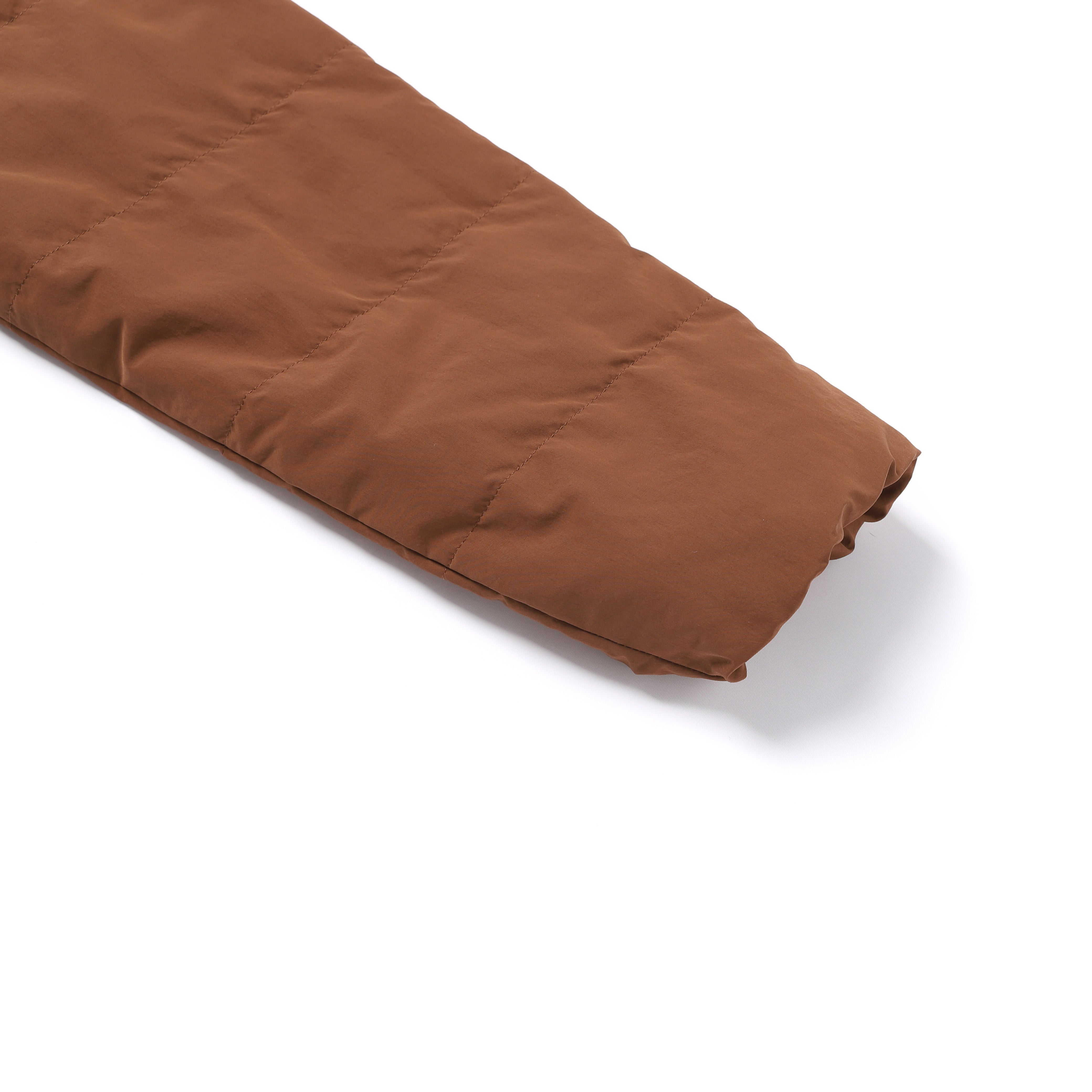 HERON U NECK QUILTING GOOSE DOWN JUMPER BRICK