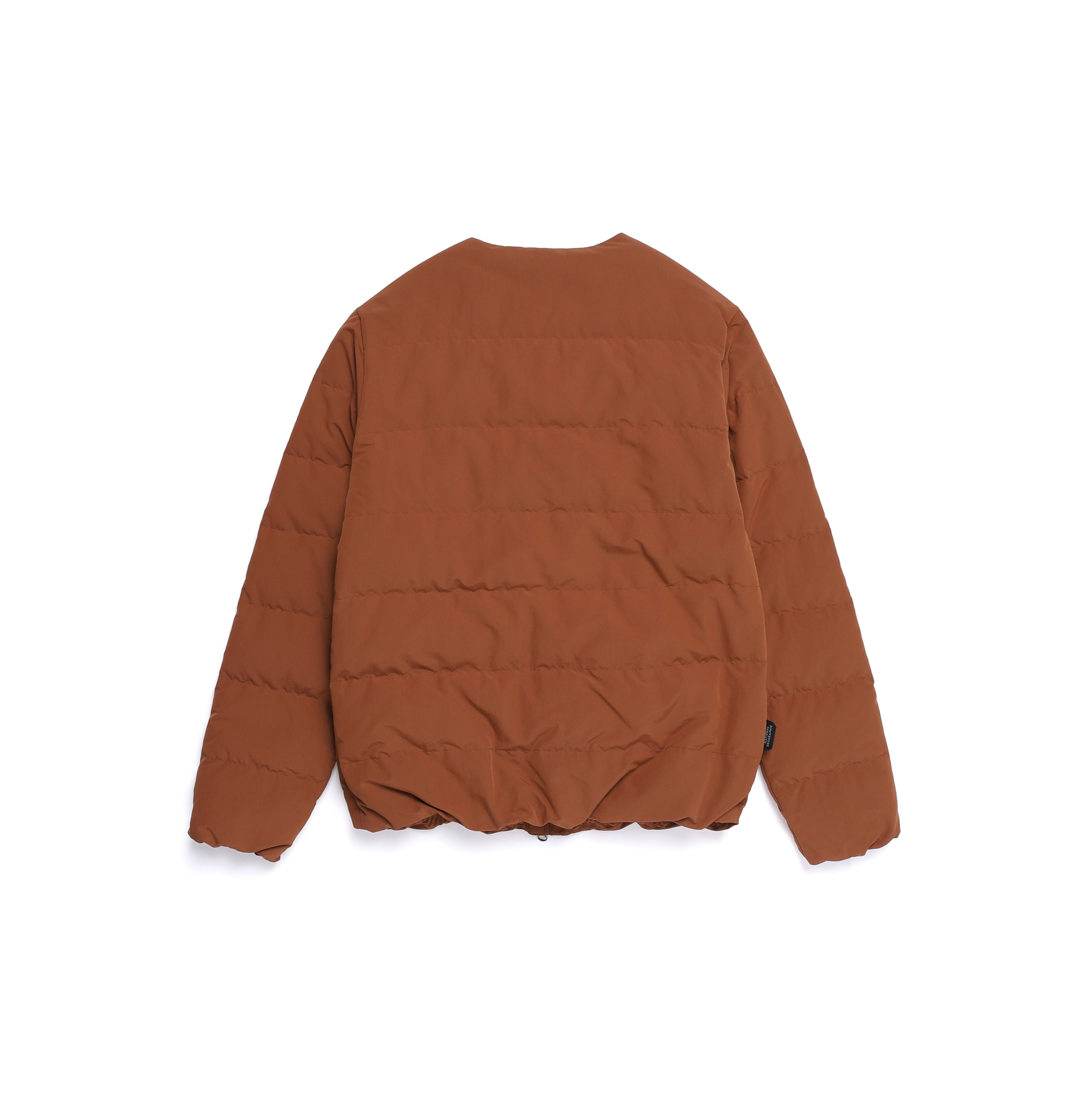 HERON U NECK QUILTING GOOSE DOWN JUMPER BRICK