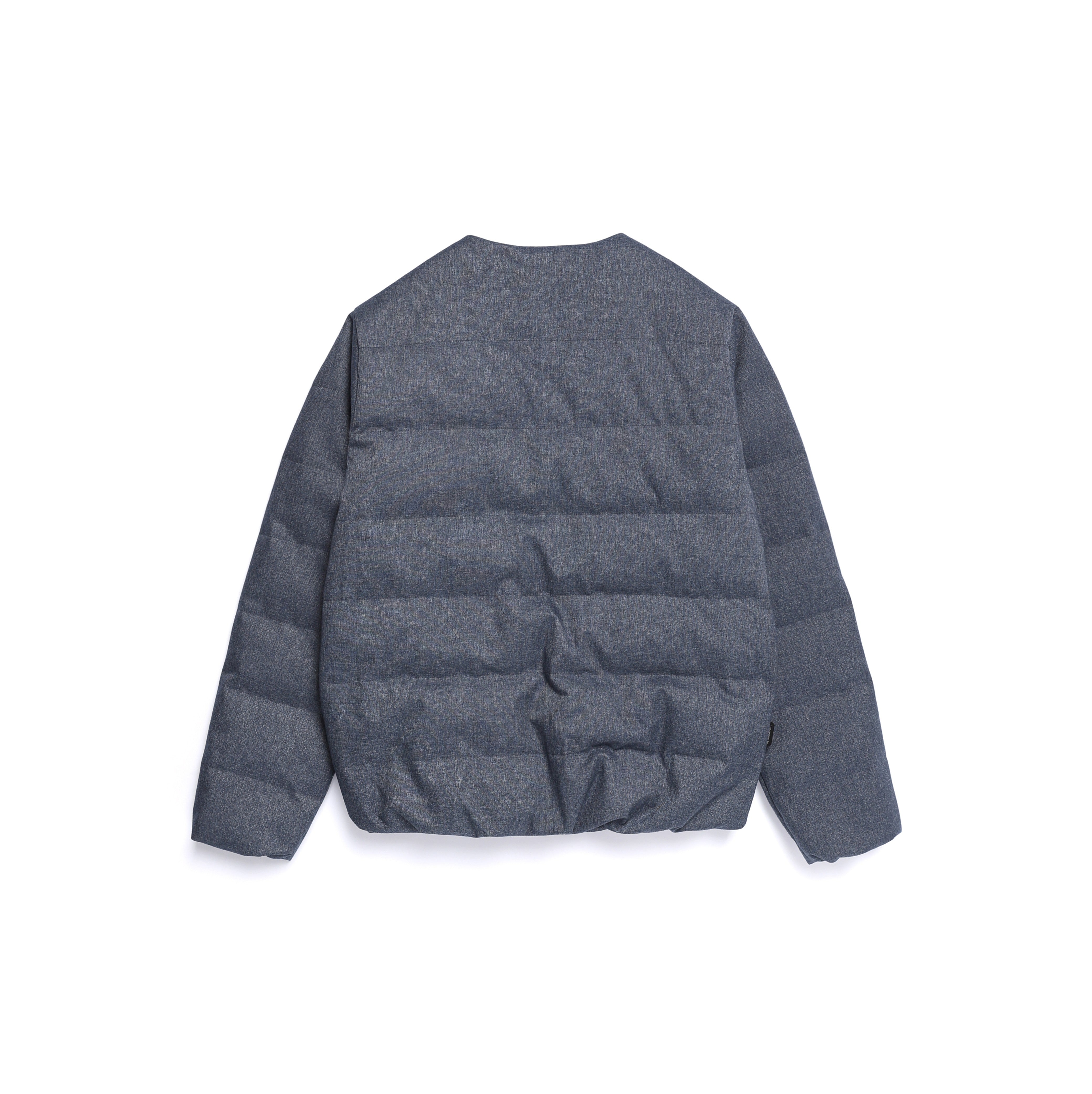 HERON U NECK QUILTING GOOSE DOWN JUMPER (DENIM) INDIGO