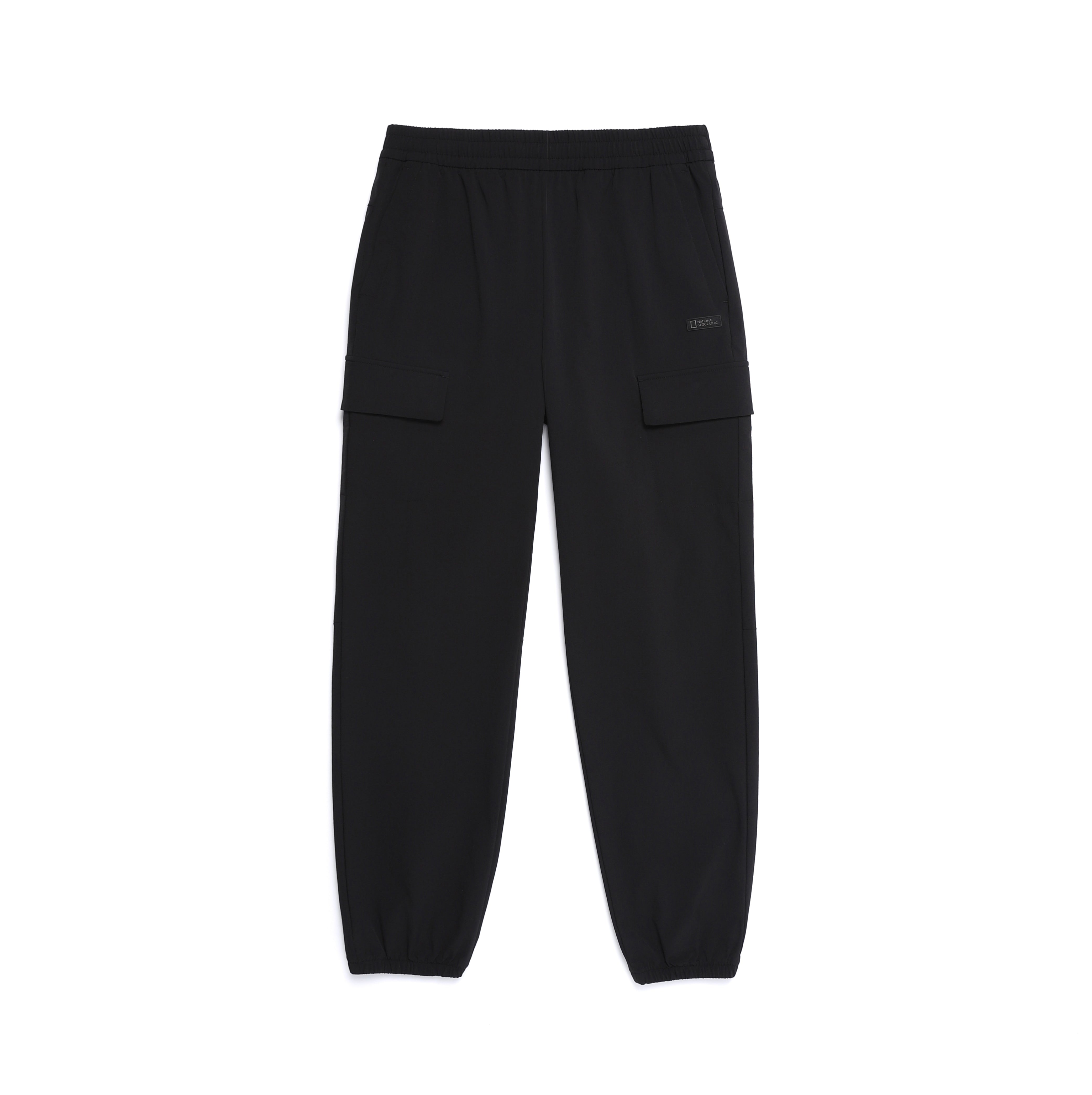 WOMEN ARCHELON WOVEN STRETCH TRAINING JOGGER PANTS BLACK
