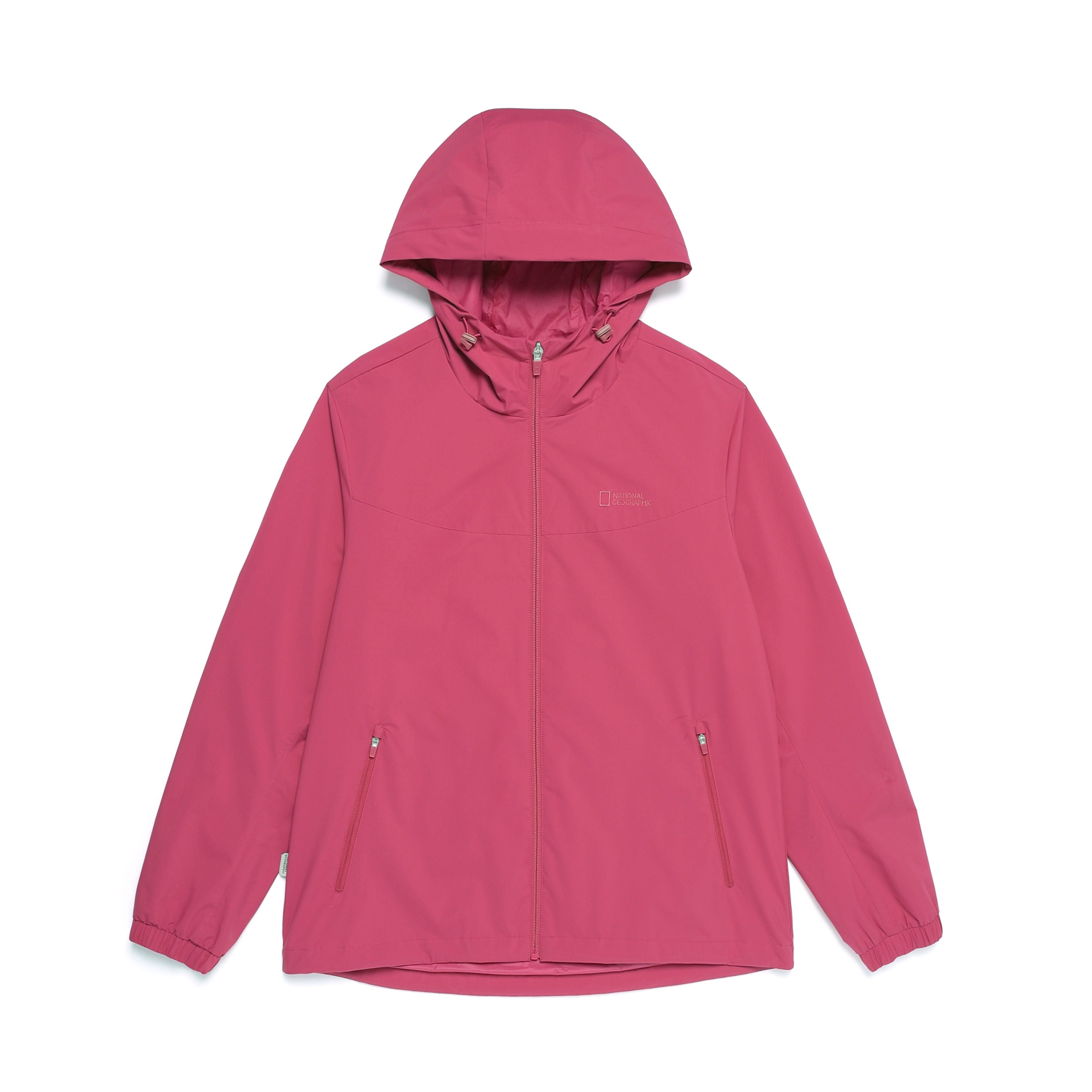 WOMEN PECCARY SOFT SHELL HOOD JUMPER CHERRY PINK