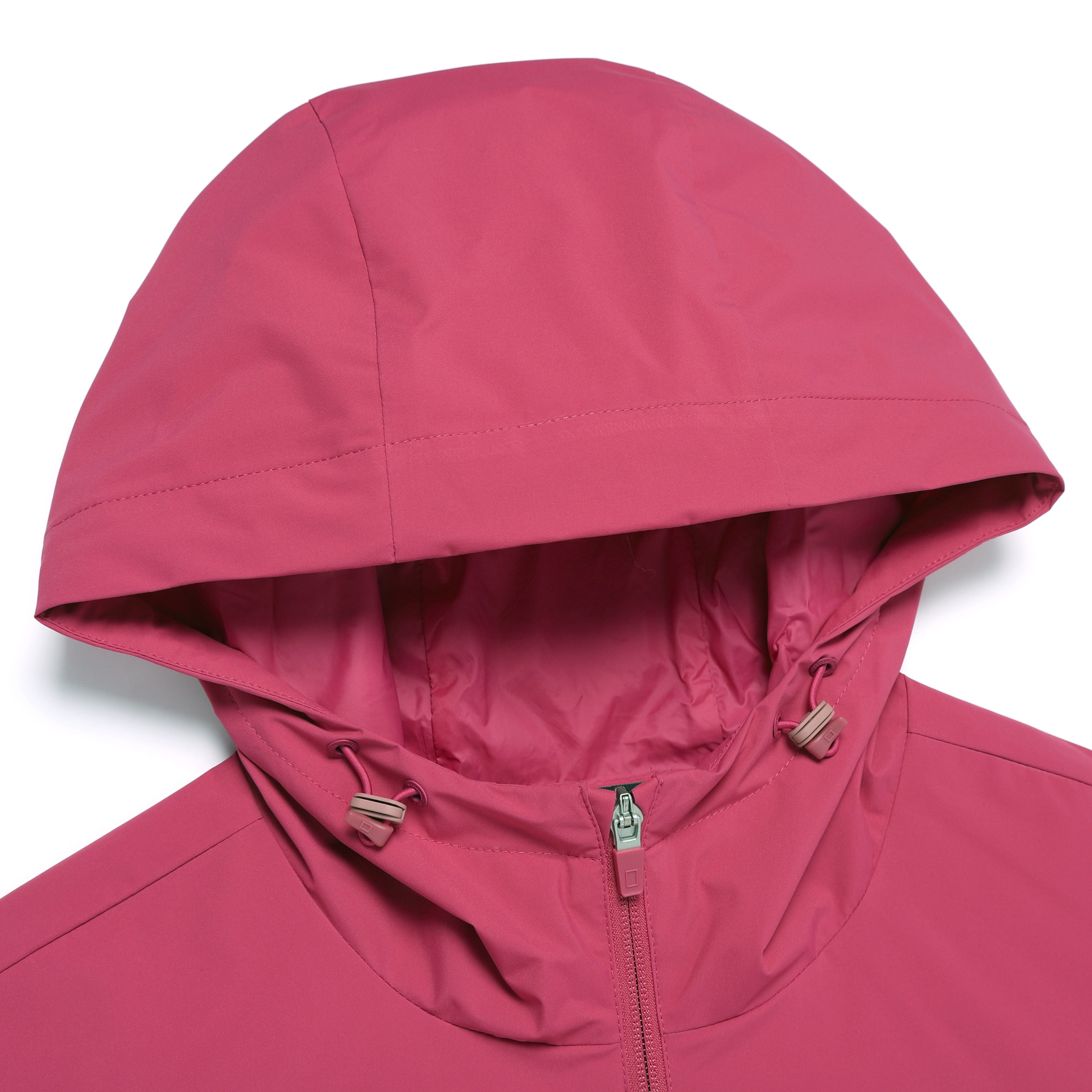 WOMEN PECCARY SOFT SHELL HOOD JUMPER CHERRY PINK