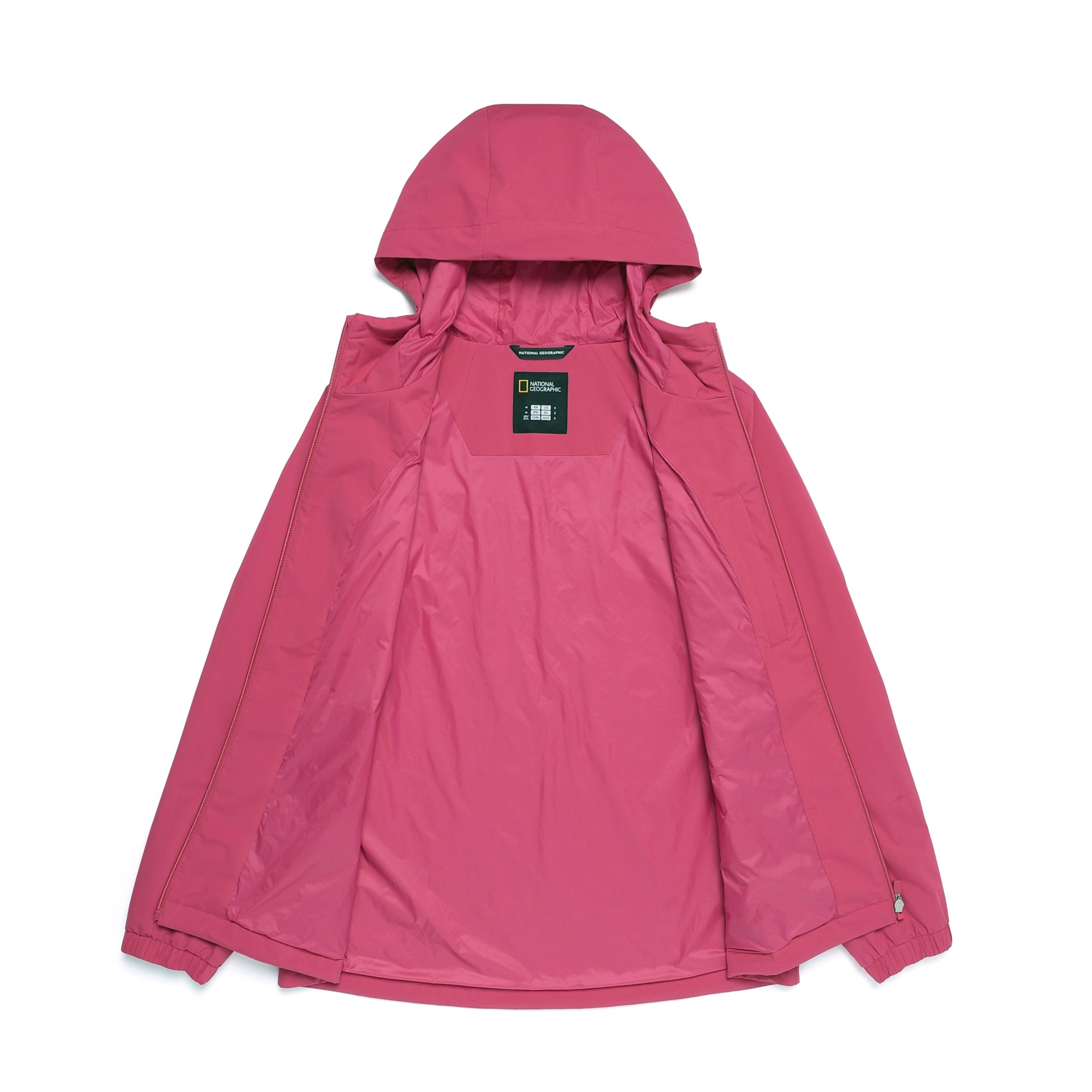WOMEN PECCARY SOFT SHELL HOOD JUMPER CHERRY PINK