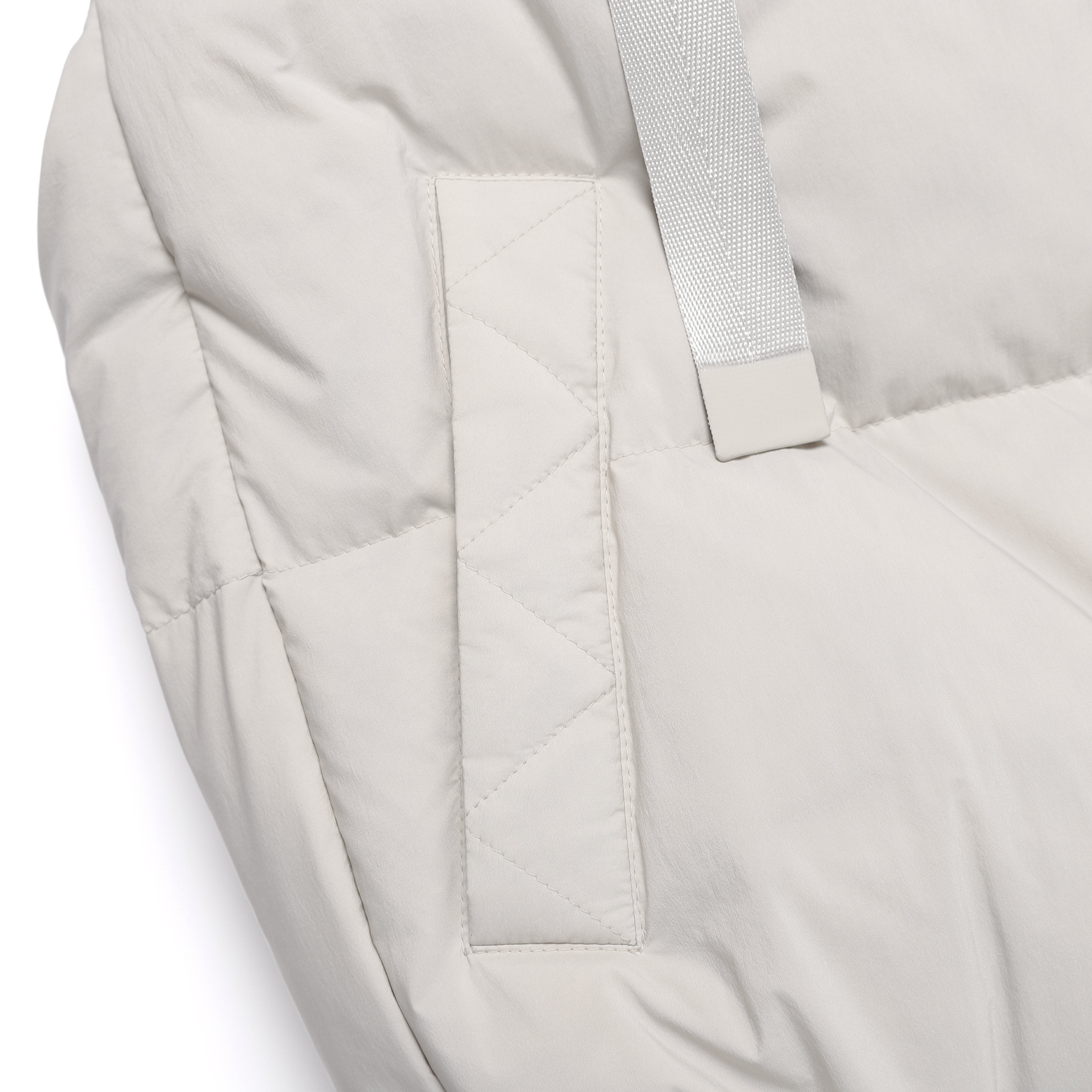 WOMEN HIGHNECK DUCK DOWN VEST L/GREY