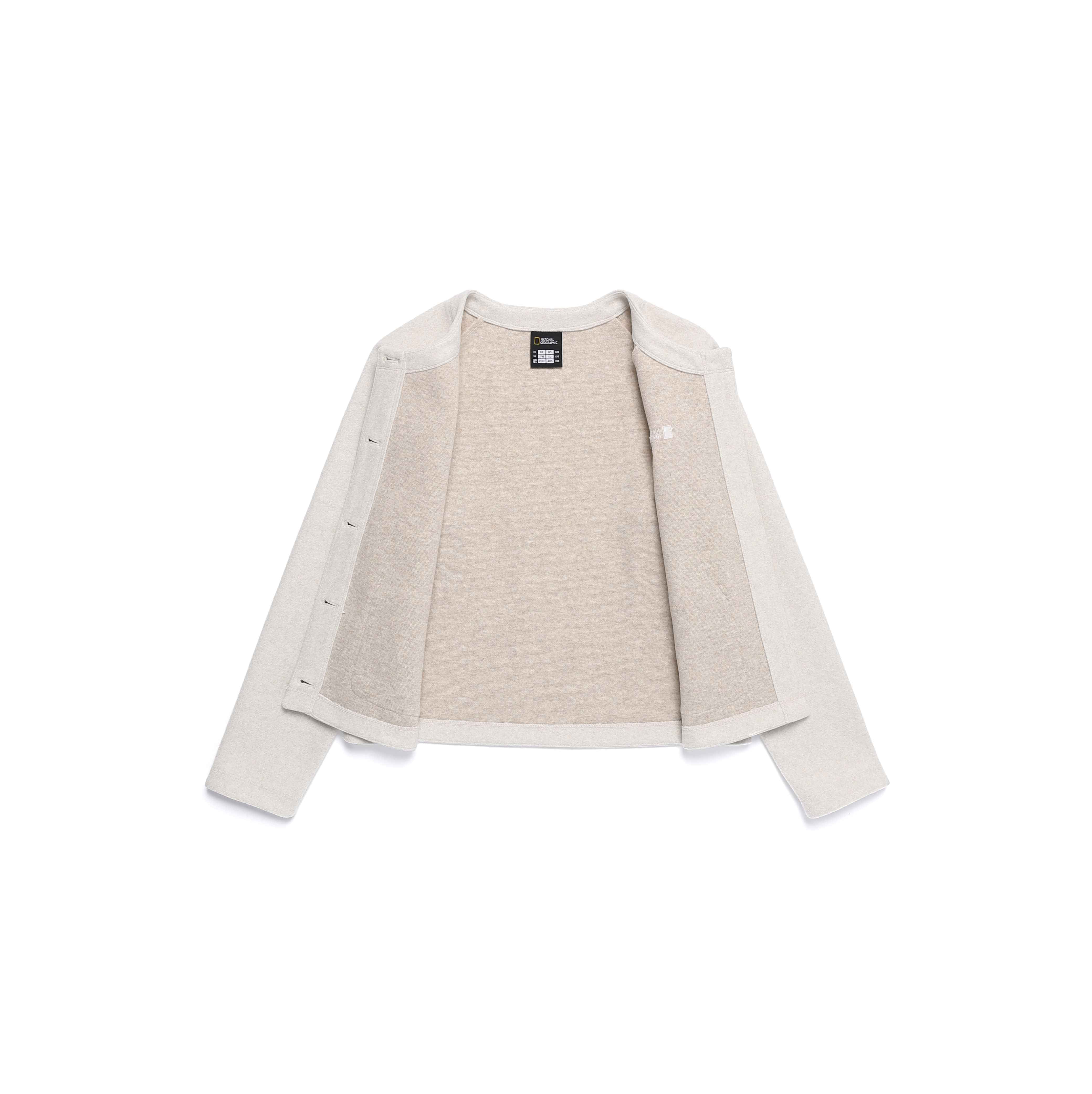 WOMEN GLIESE ROUND KECK CARDIGAN SILVER BIRCH