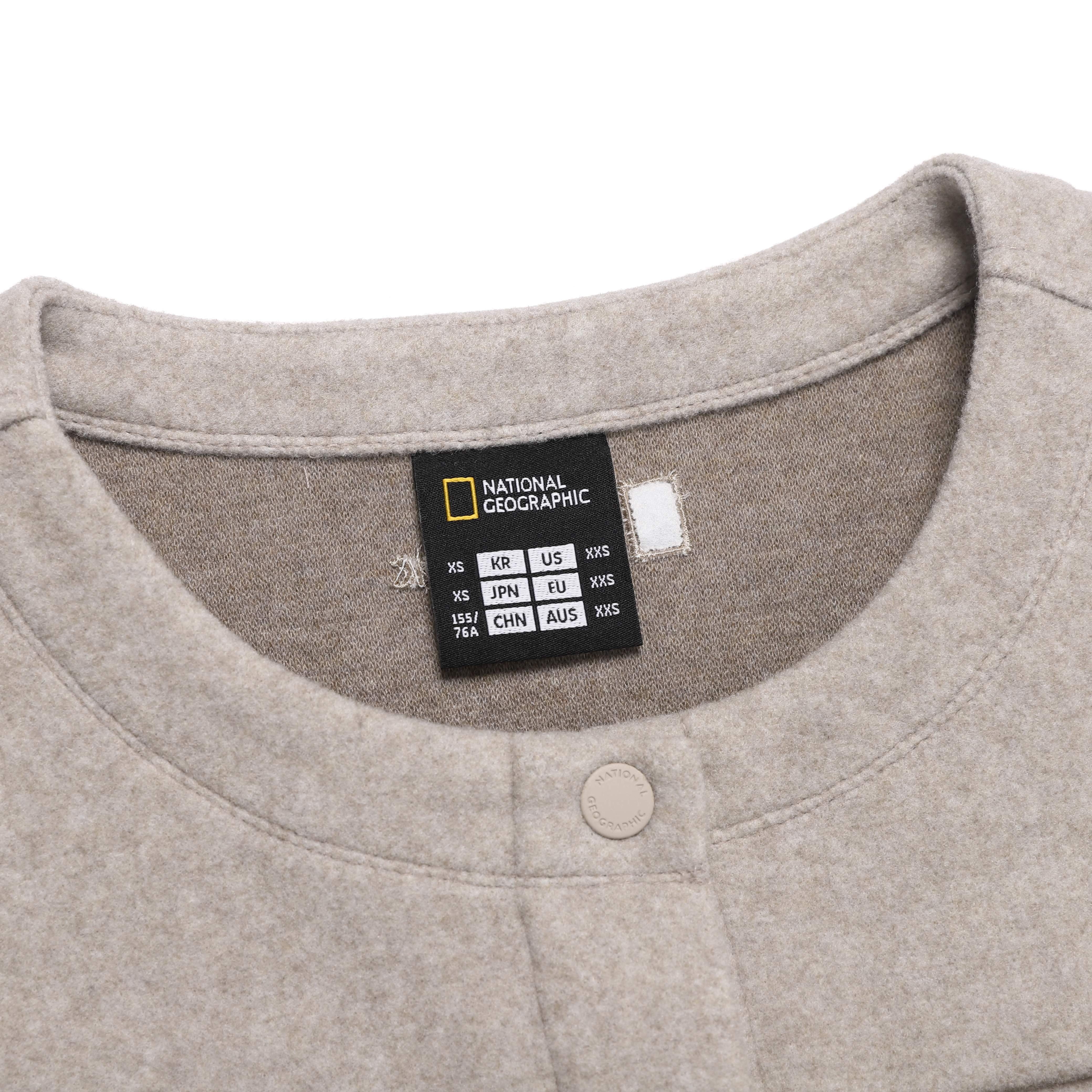 WOMEN GLIESE ROUND KECK VEST OAK BEIGE