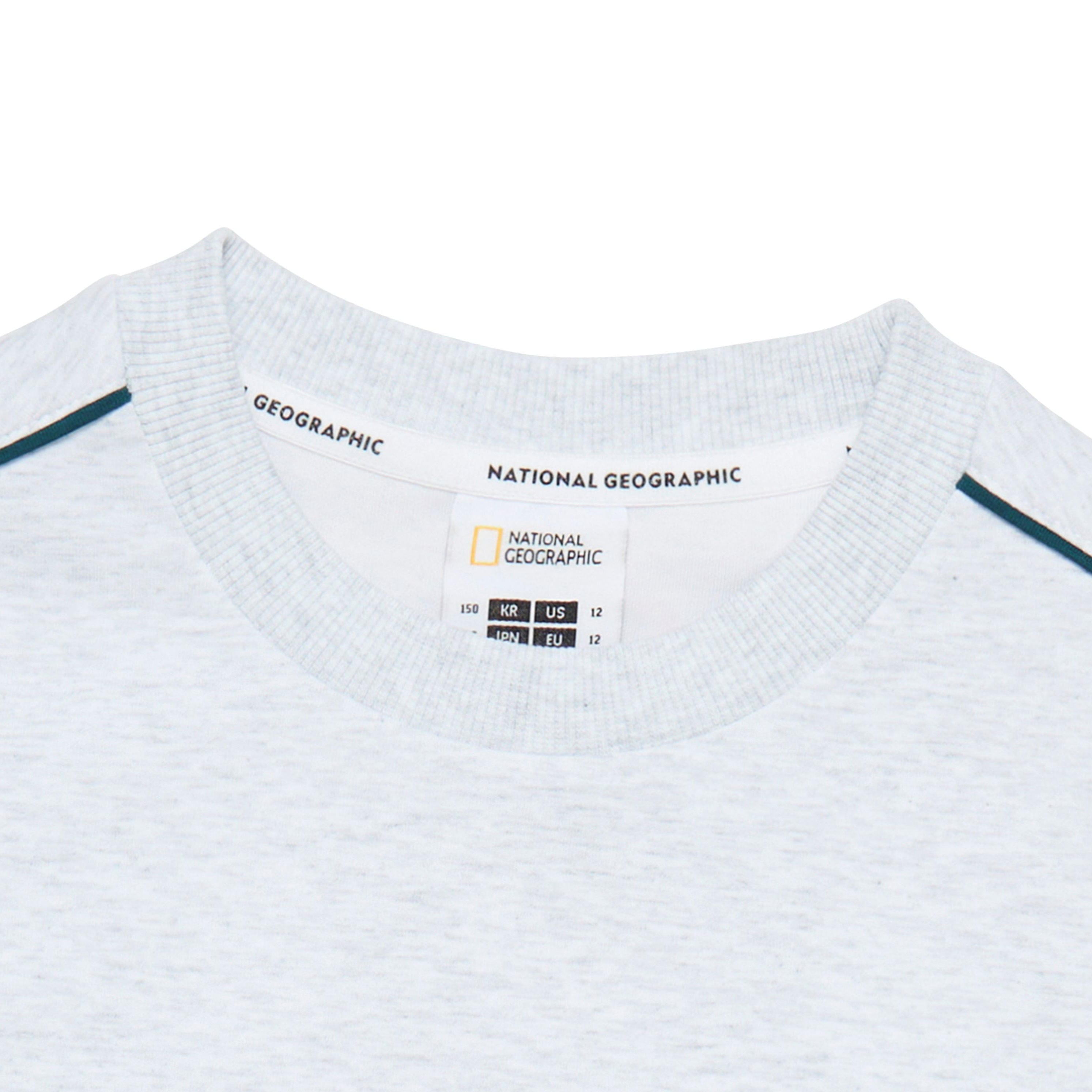 KIDS SWEATSHIRT SET WHITE MELANGE