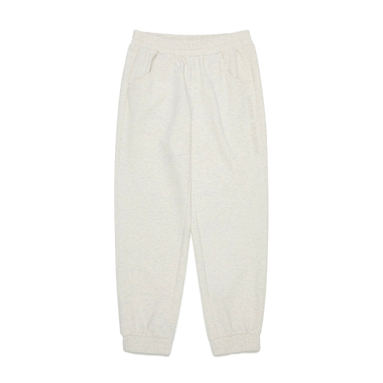 KIDS KNIT TRAINING JOGGER PANTS OATMEAL