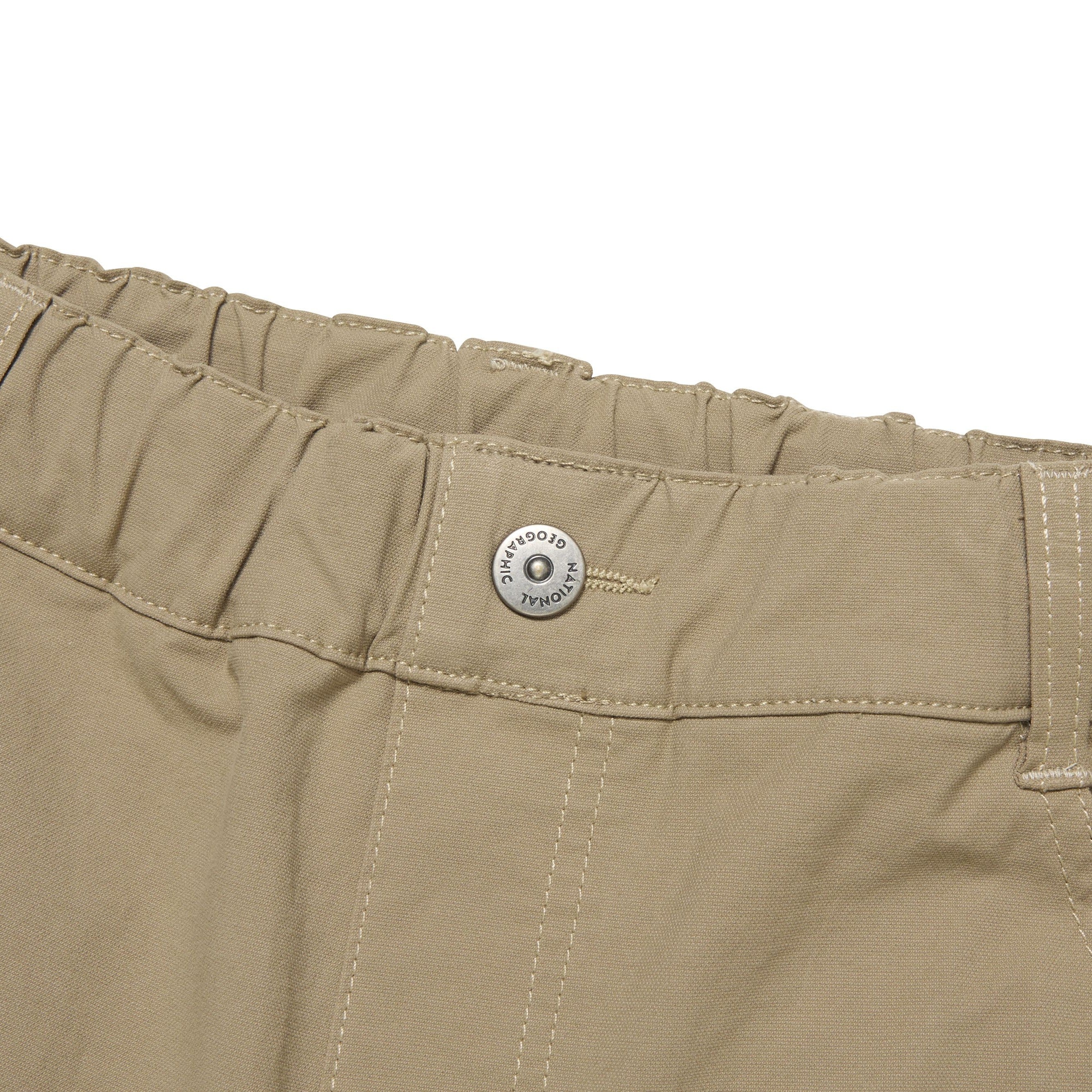 KIDS ADVENTURE SEMI BAGGY FIT WOVEN PANTS BEIGE
