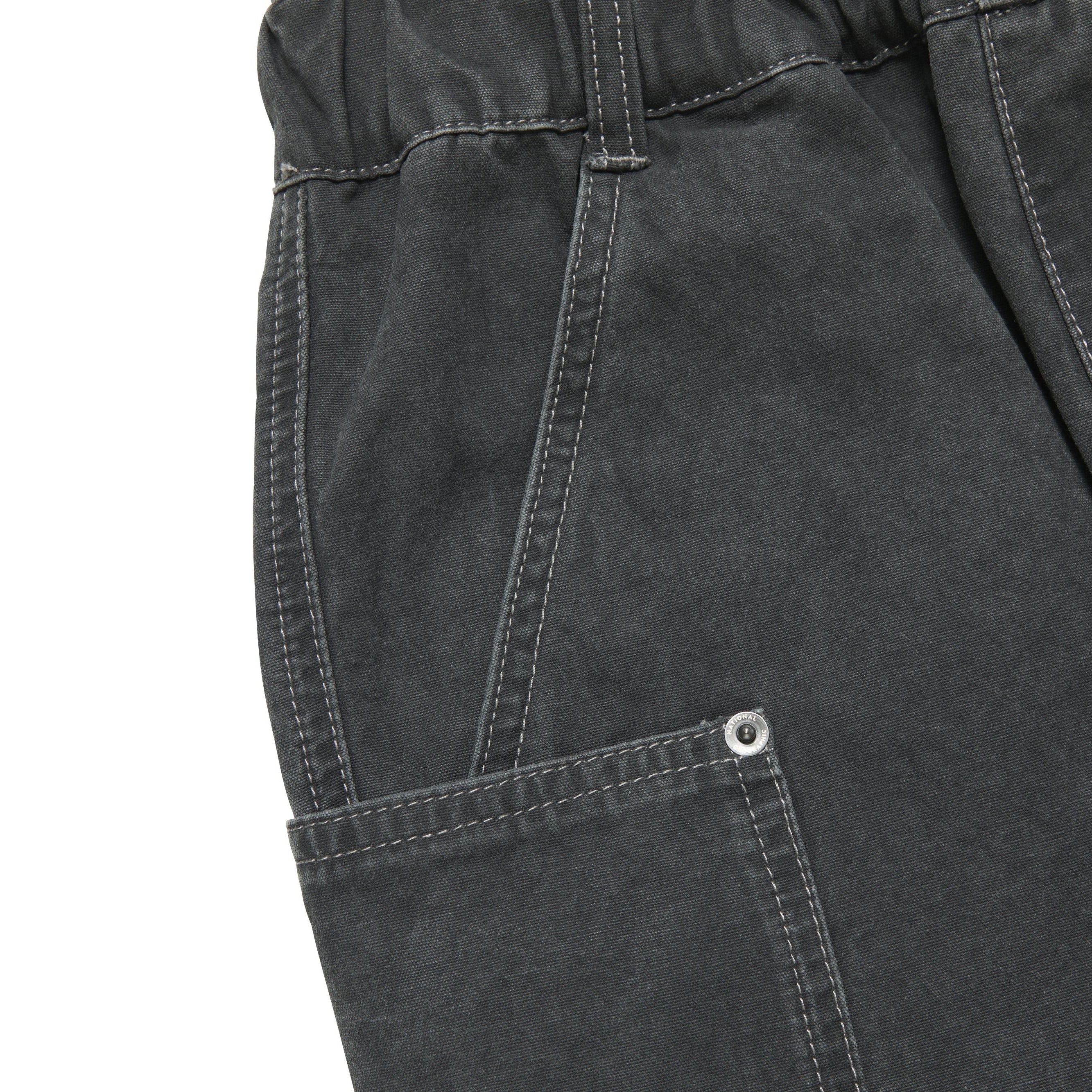 KIDS ADVENTURE SEMI BAGGY FIT WOVEN PANTS D/GREY