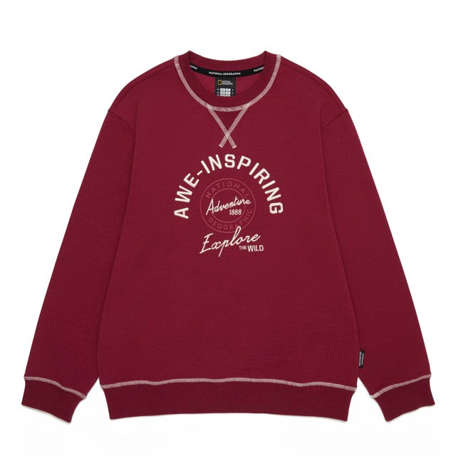 KIDS GRAPHIC SWEATSHIRT WINE