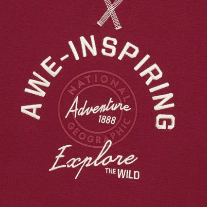 KIDS GRAPHIC SWEATSHIRT WINE