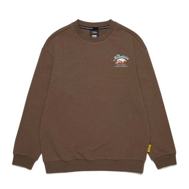 KIDS SEASON BACK GRAPHIC SWEATSHIRT BROWN