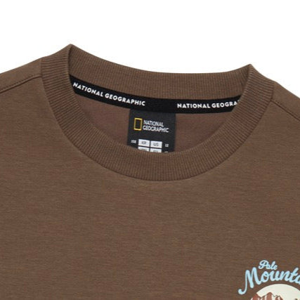 KIDS SEASON BACK GRAPHIC SWEATSHIRT BROWN