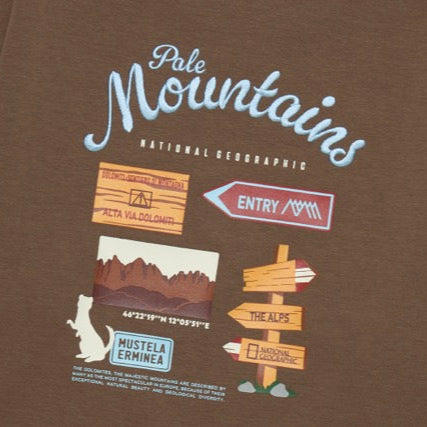KIDS SEASON BACK GRAPHIC SWEATSHIRT BROWN