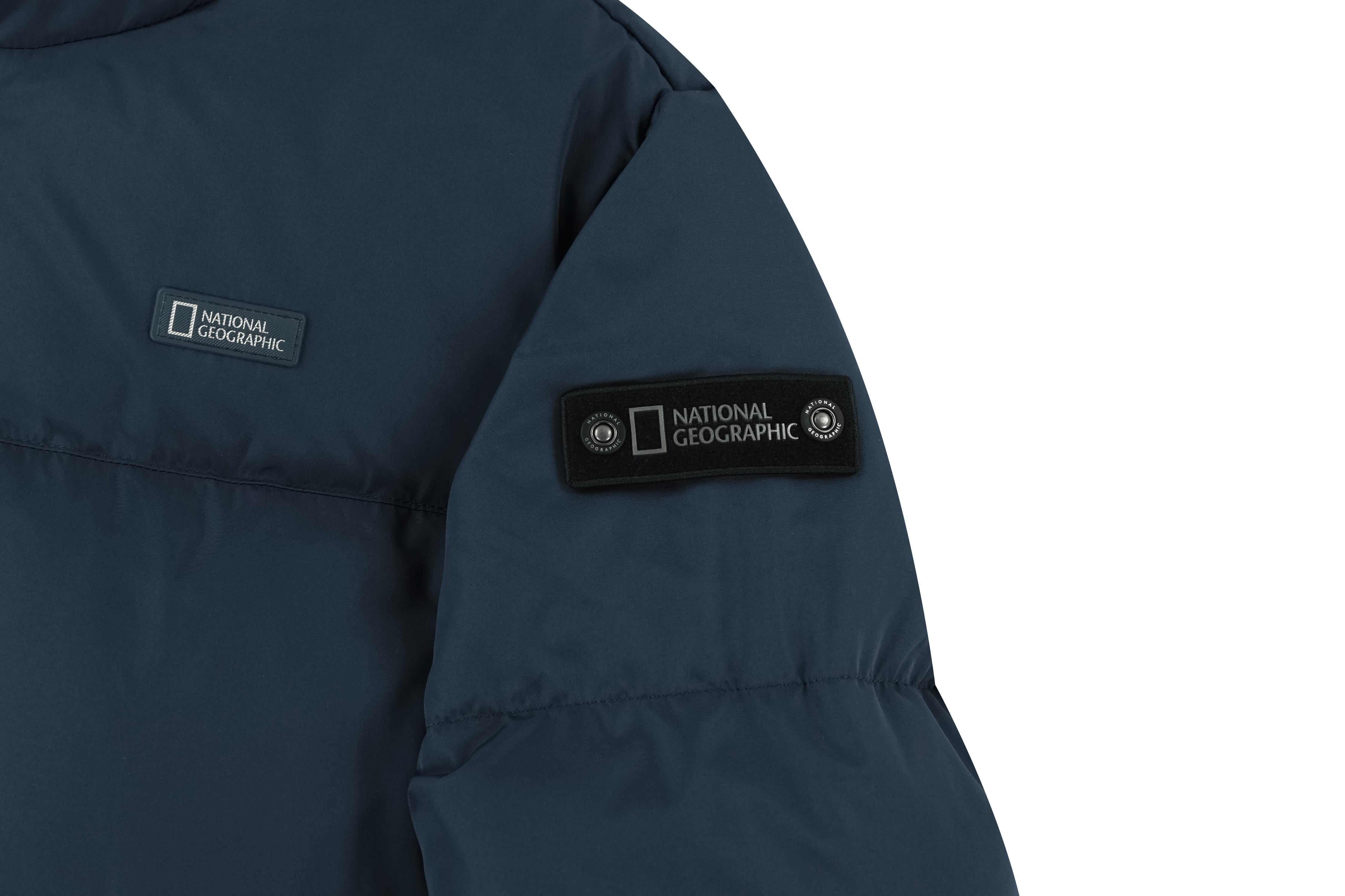 KIDS REIMANN DUCK DOWN JUMPER GRAY NAVY