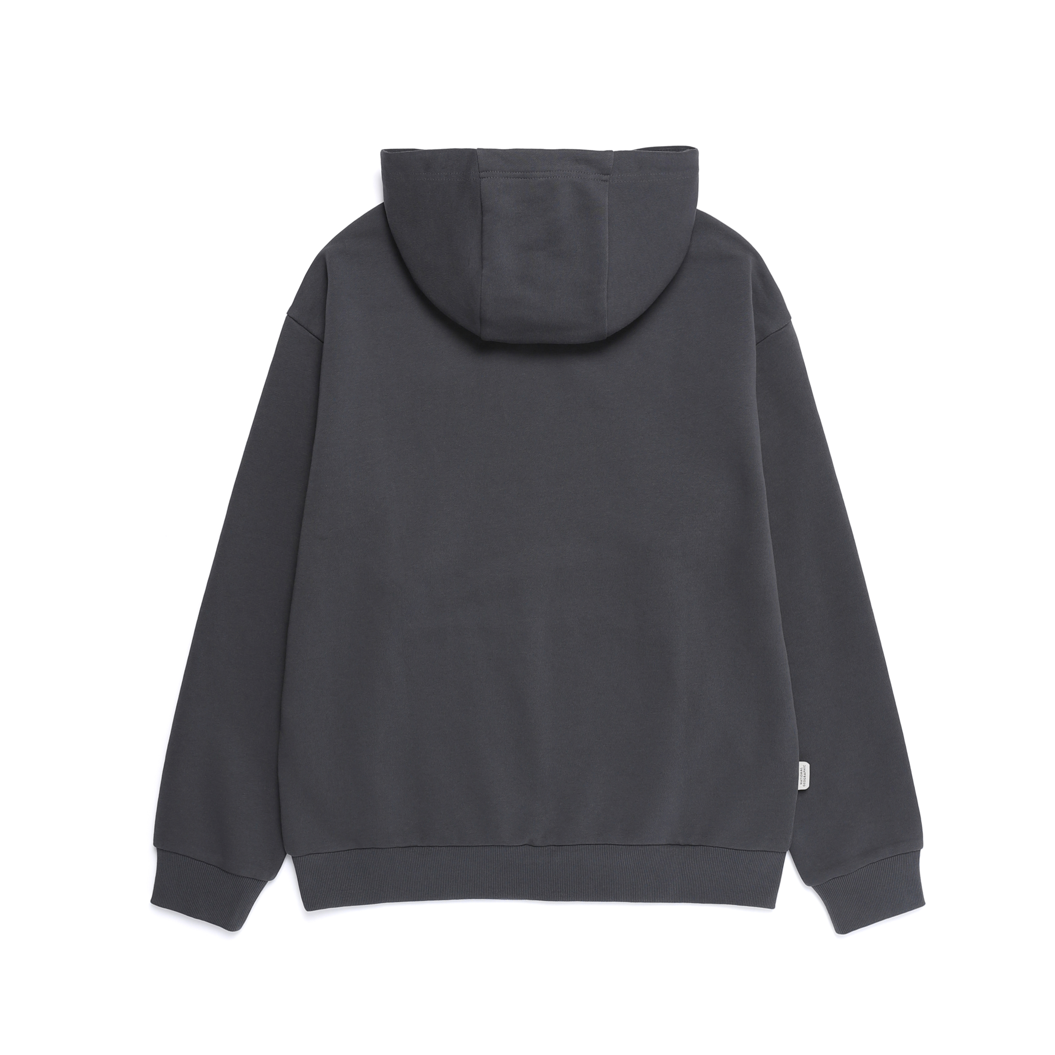 FOLHAS SMALL LOGO HOODIE GREY